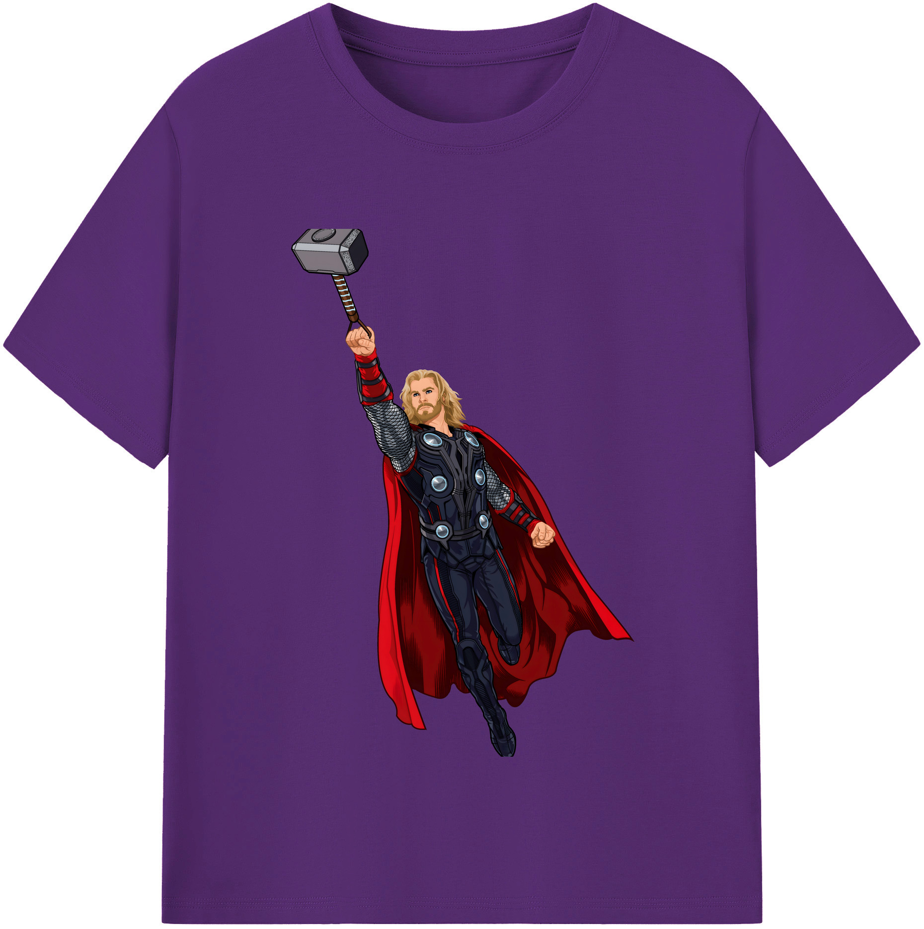 （画像用） アベンジャーズ The Avengers 綿100％半袖Tシャツ（フロントプリント）