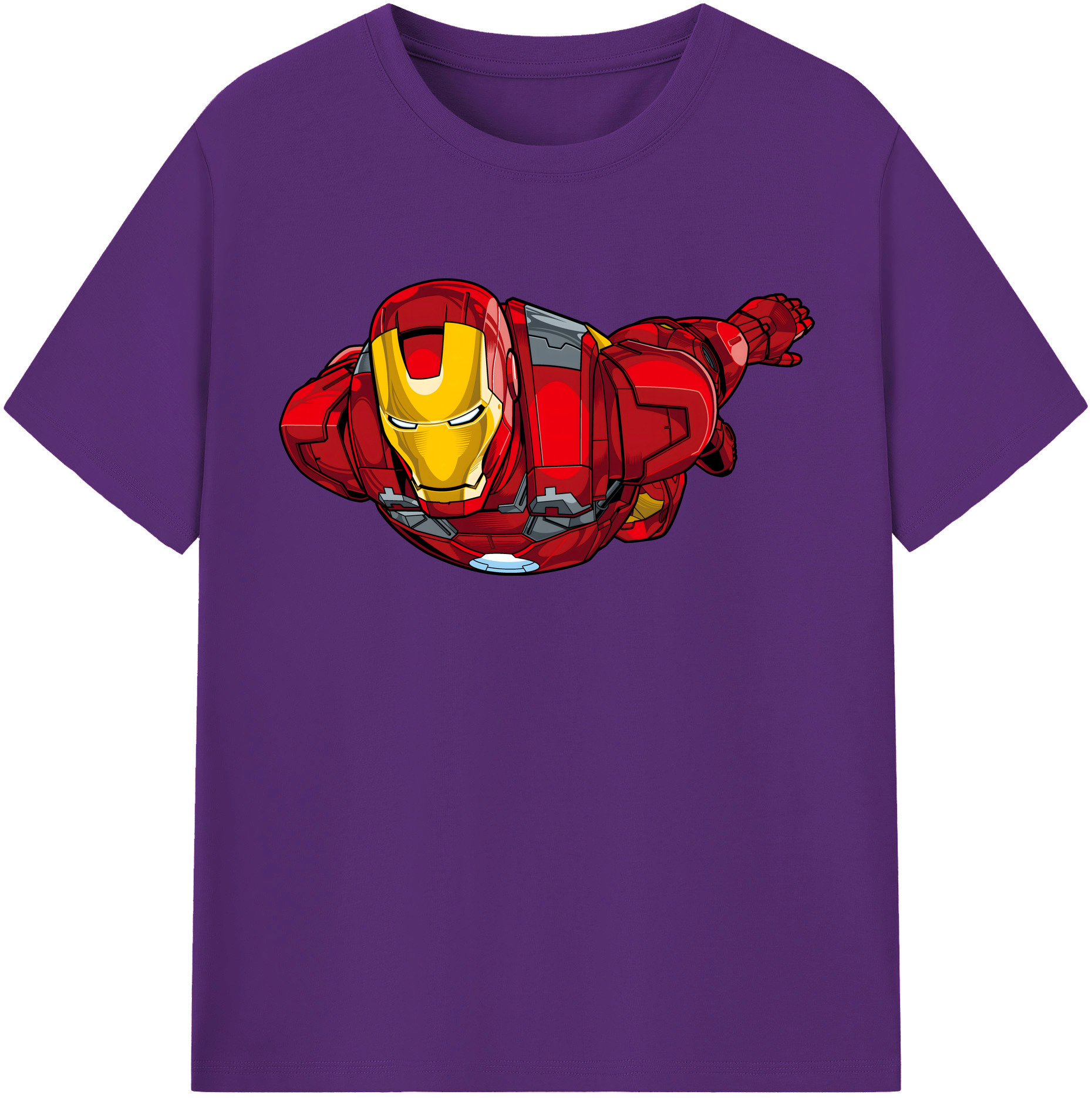 （画像用） アベンジャーズ The Avengers 綿100％半袖Tシャツ（フロントプリント）