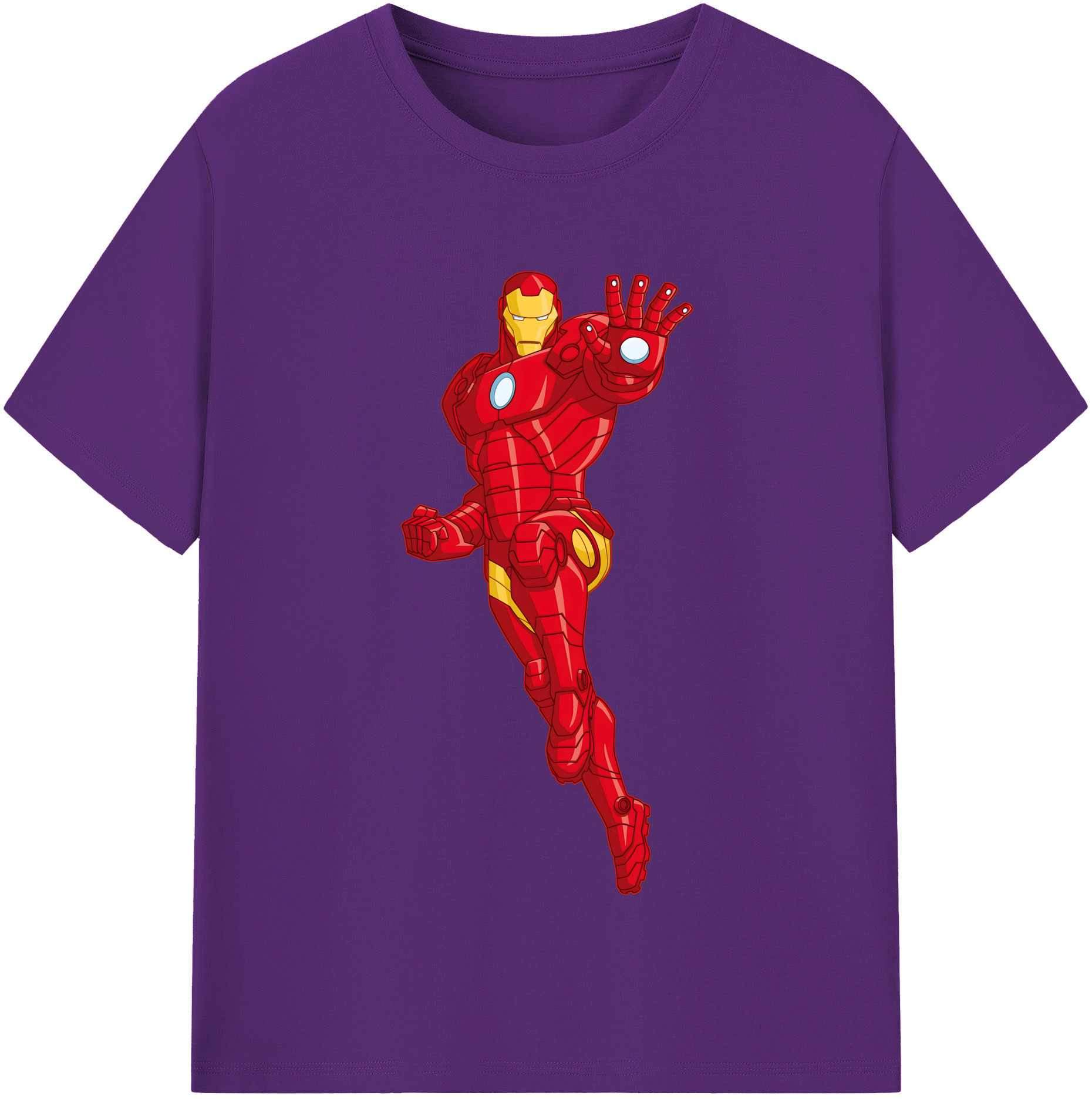 （画像用） アベンジャーズ The Avengers 綿100％半袖Tシャツ（フロントプリント）