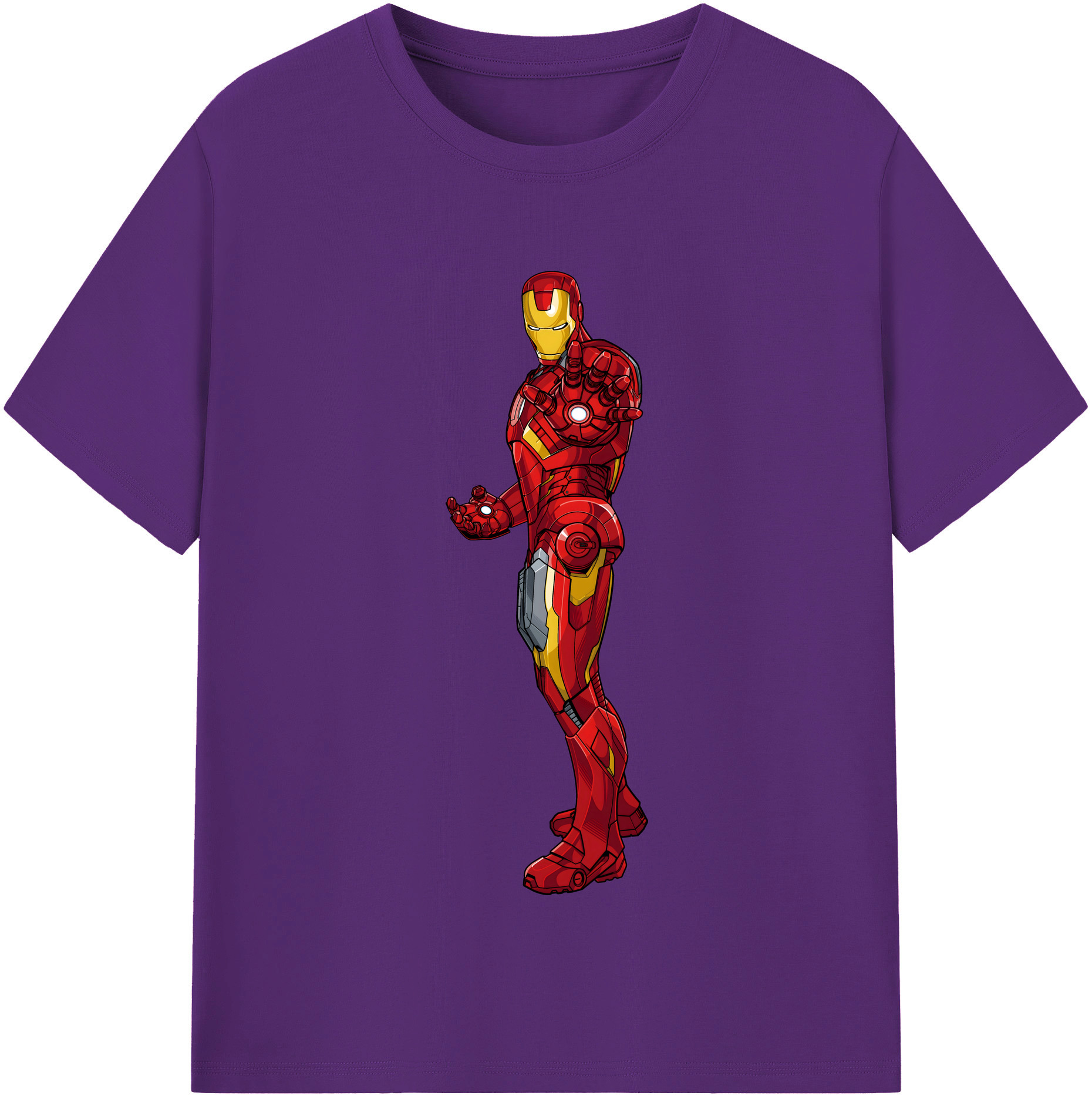 （画像用） アベンジャーズ The Avengers 綿100％半袖Tシャツ（フロントプリント）