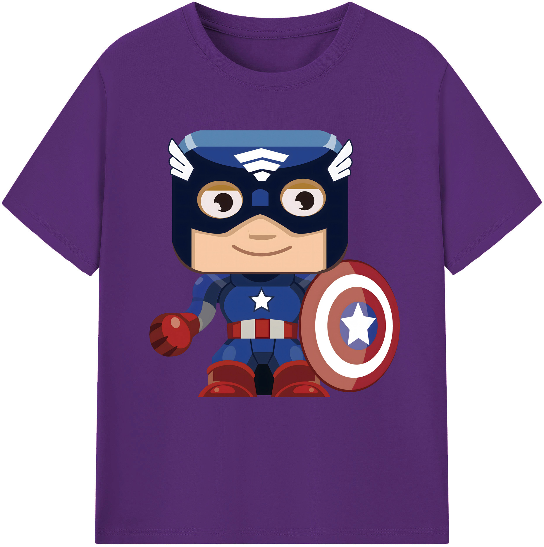 （画像用） アベンジャーズ The Avengers 綿100％半袖Tシャツ（フロントプリント）