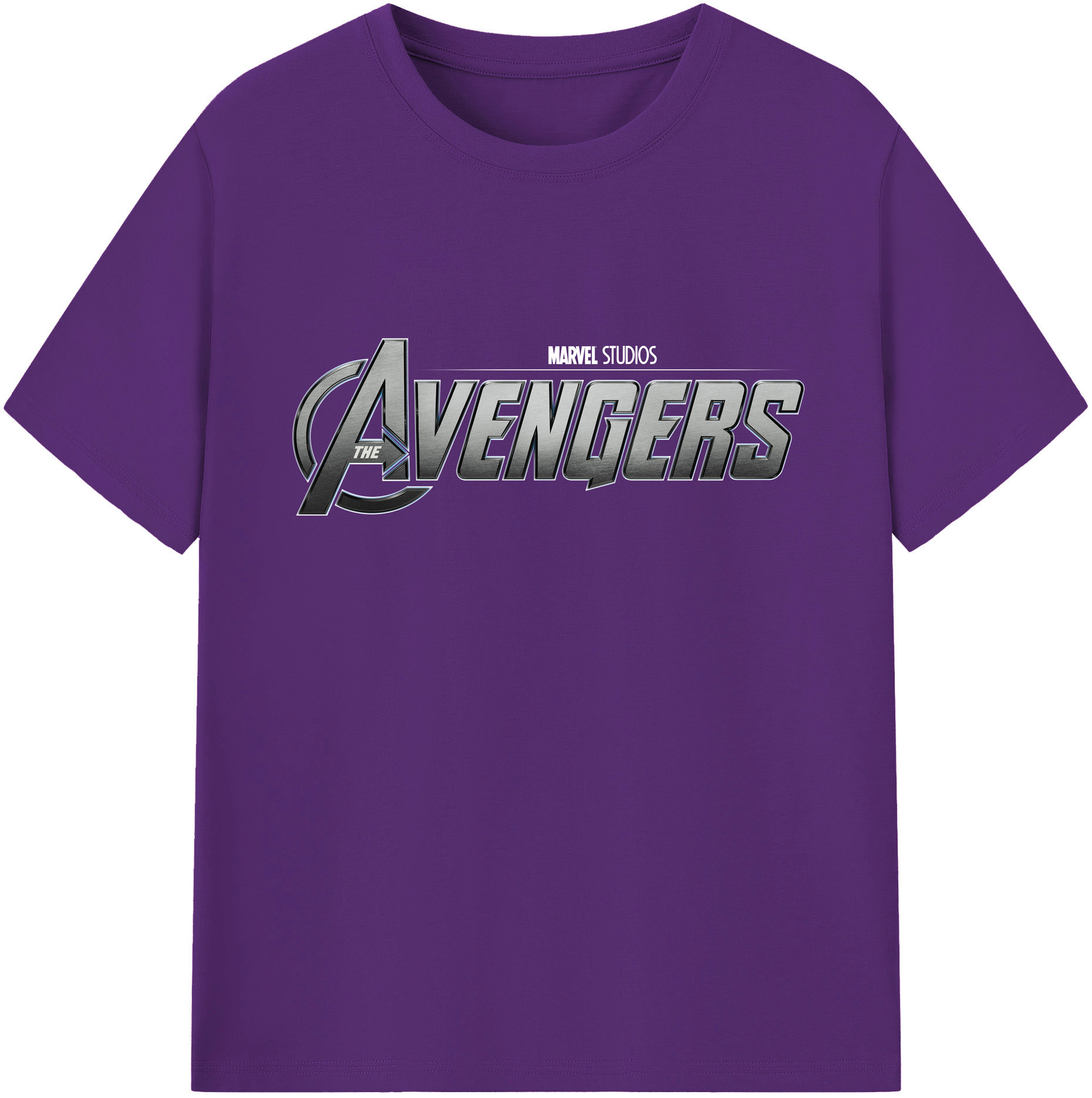 （画像用） アベンジャーズ The Avengers 綿100％半袖Tシャツ（フロントプリント）