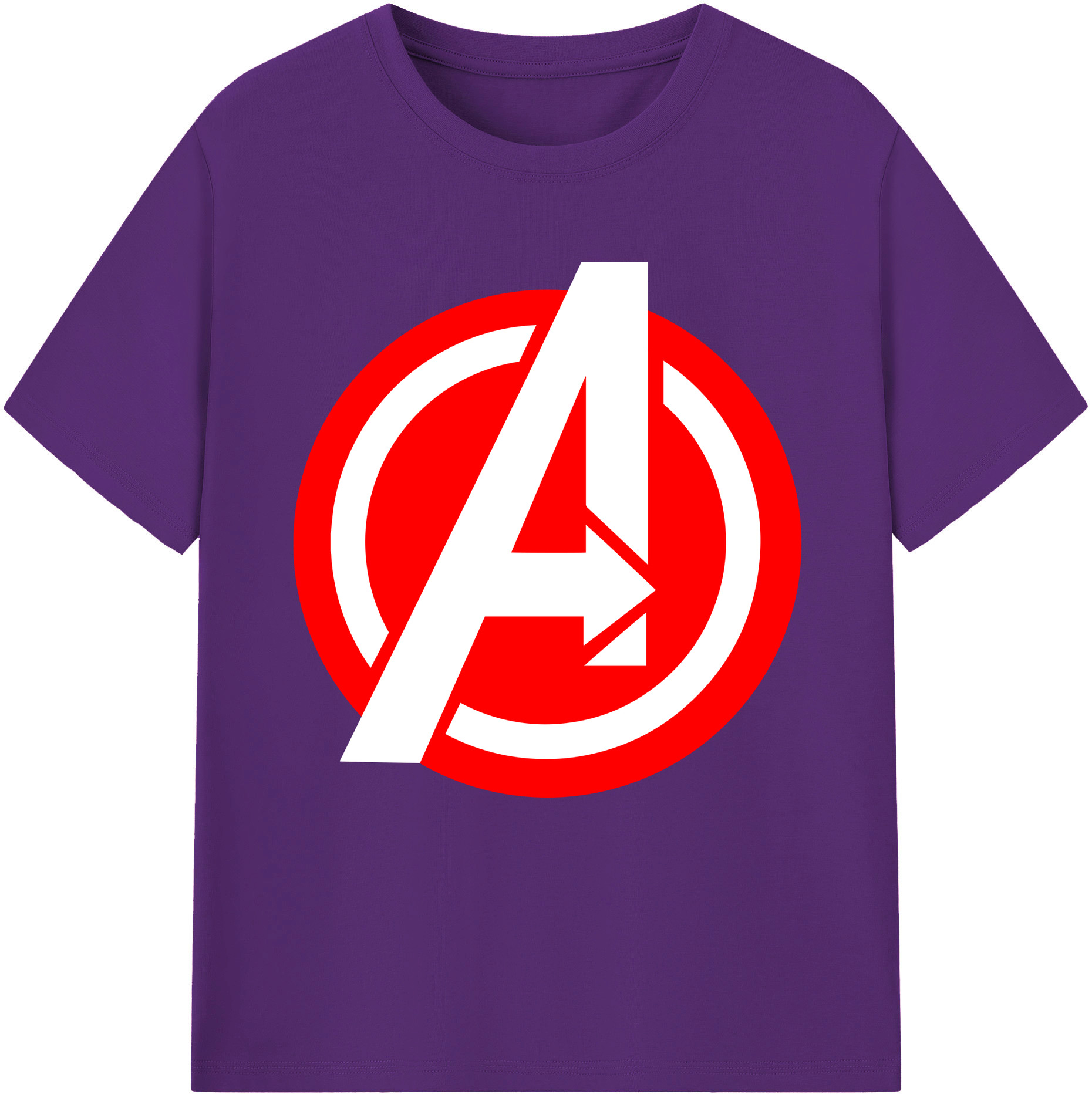 （画像用） アベンジャーズ The Avengers 綿100％半袖Tシャツ（フロントプリント）