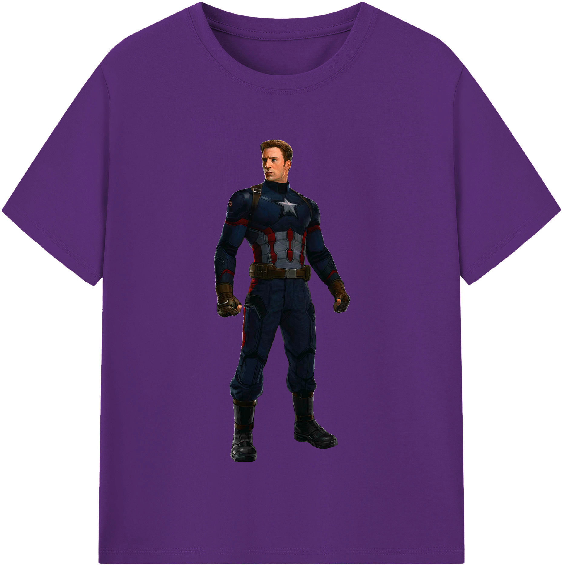（画像用） アベンジャーズ The Avengers 綿100％半袖Tシャツ（フロントプリント）