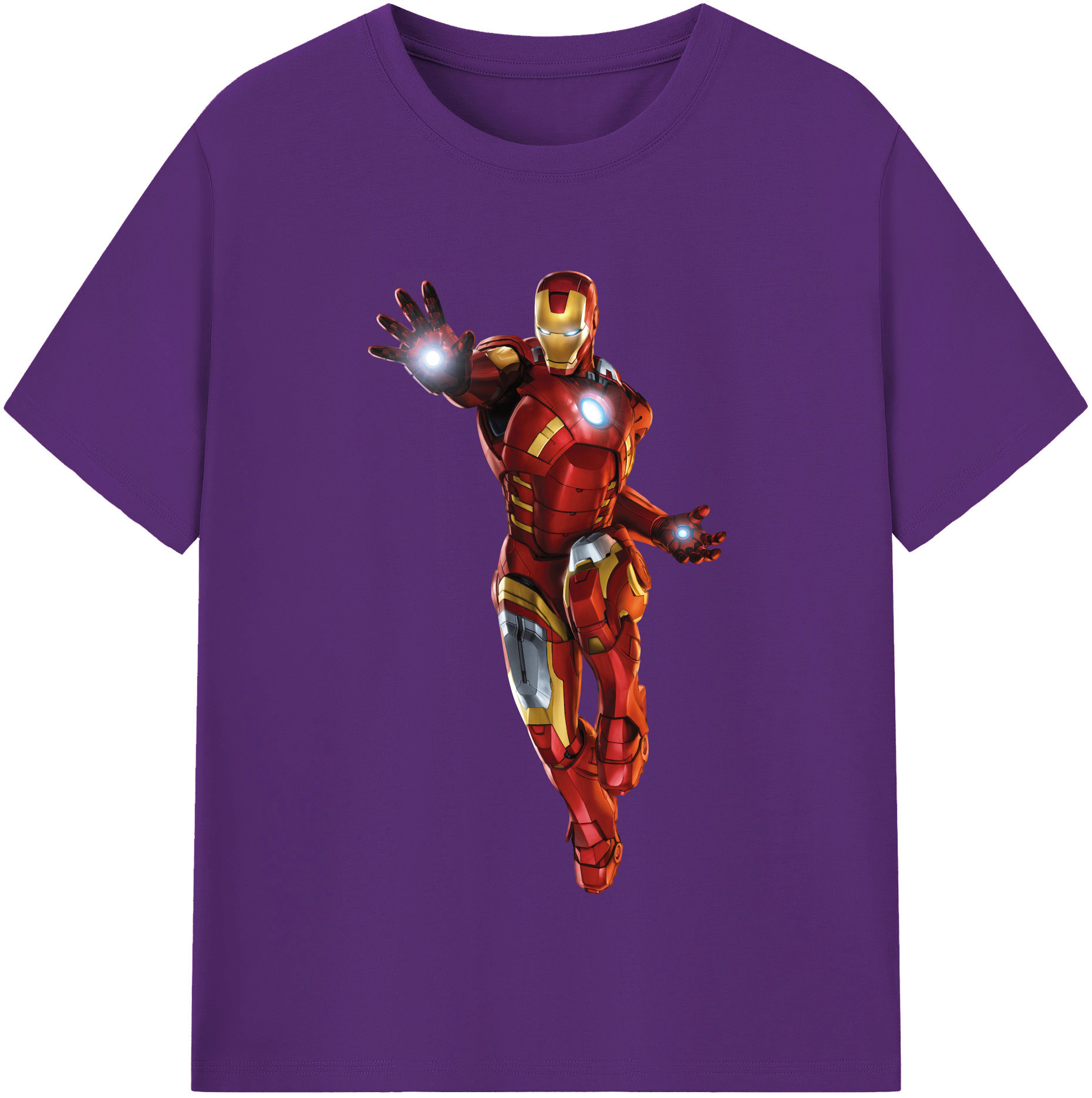 （画像用） アベンジャーズ The Avengers 綿100％半袖Tシャツ（フロントプリント）