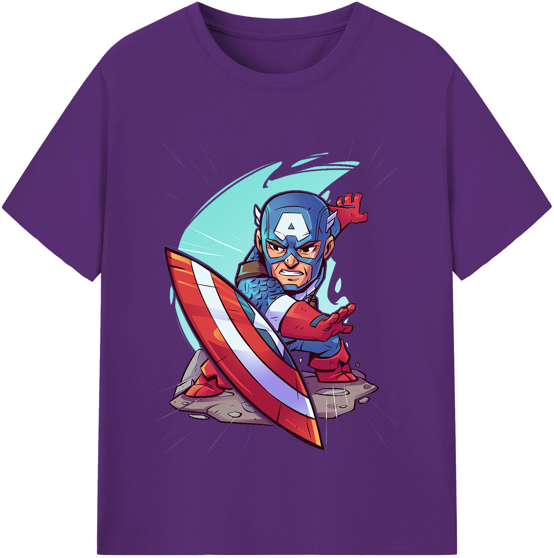 （画像用） アベンジャーズ The Avengers 綿100％半袖Tシャツ（フロントプリント）