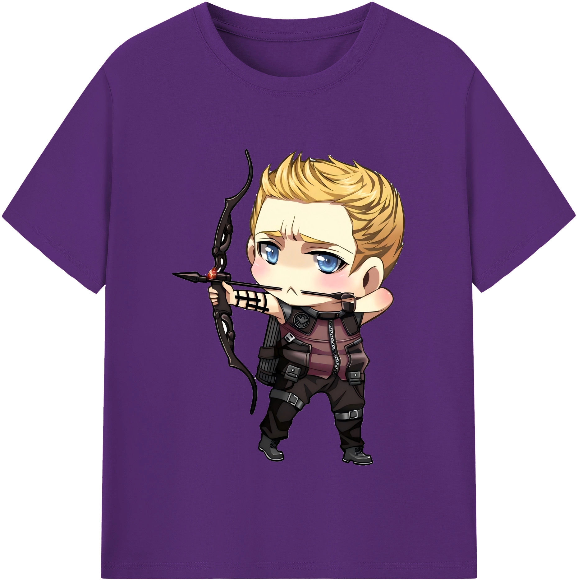 （画像用） アベンジャーズ The Avengers 綿100％半袖Tシャツ（フロントプリント）