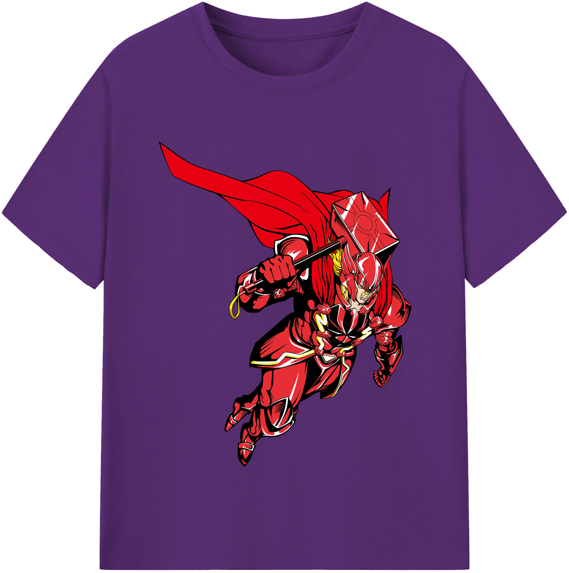 （画像用） アベンジャーズ The Avengers 綿100％半袖Tシャツ（フロントプリント）