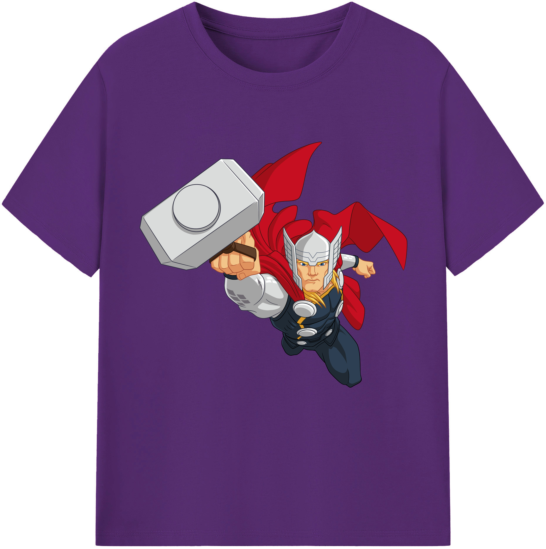 （画像用） アベンジャーズ The Avengers 綿100％半袖Tシャツ（フロントプリント）