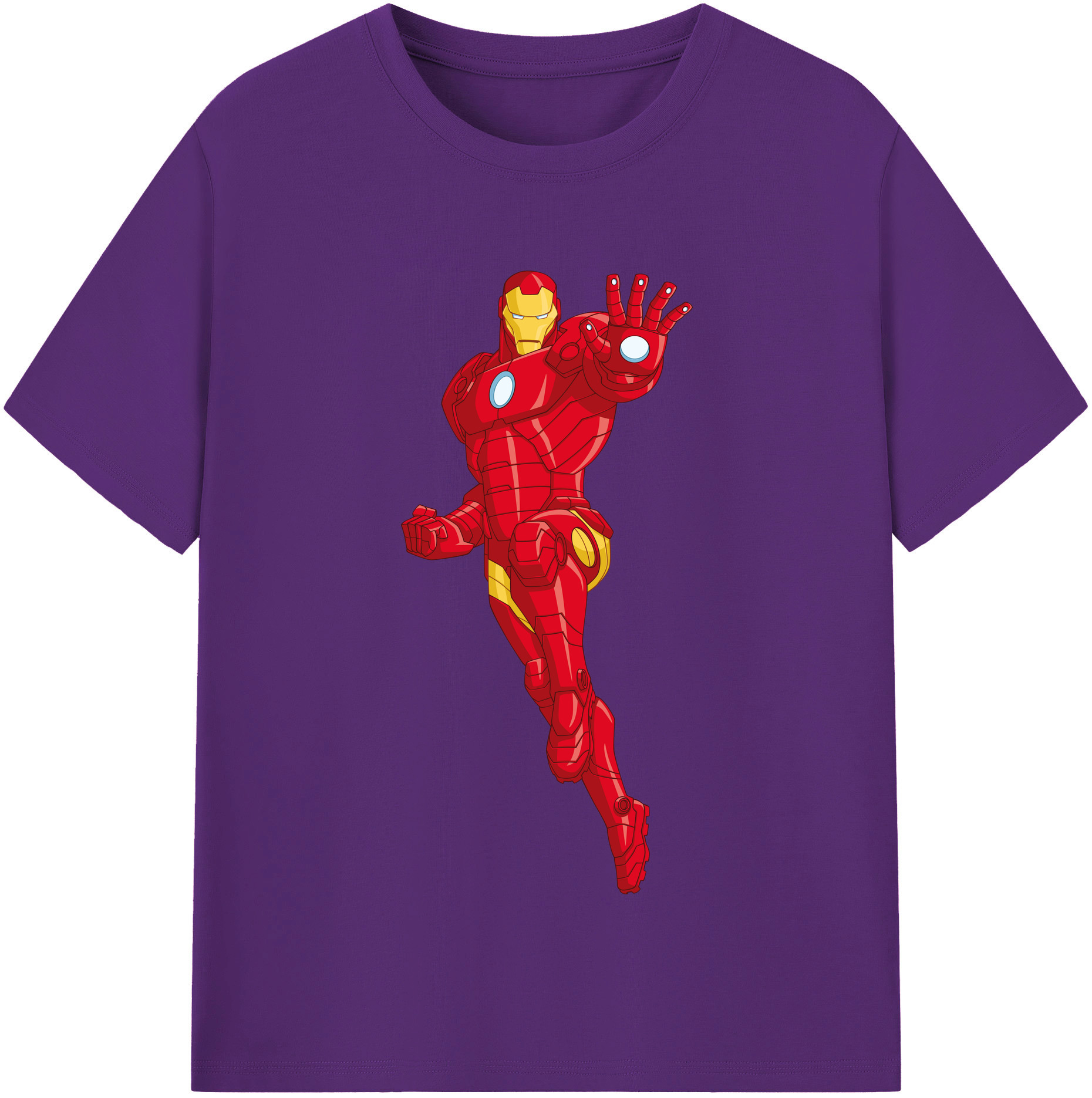 （画像用） アベンジャーズ The Avengers 綿100％半袖Tシャツ（フロントプリント）