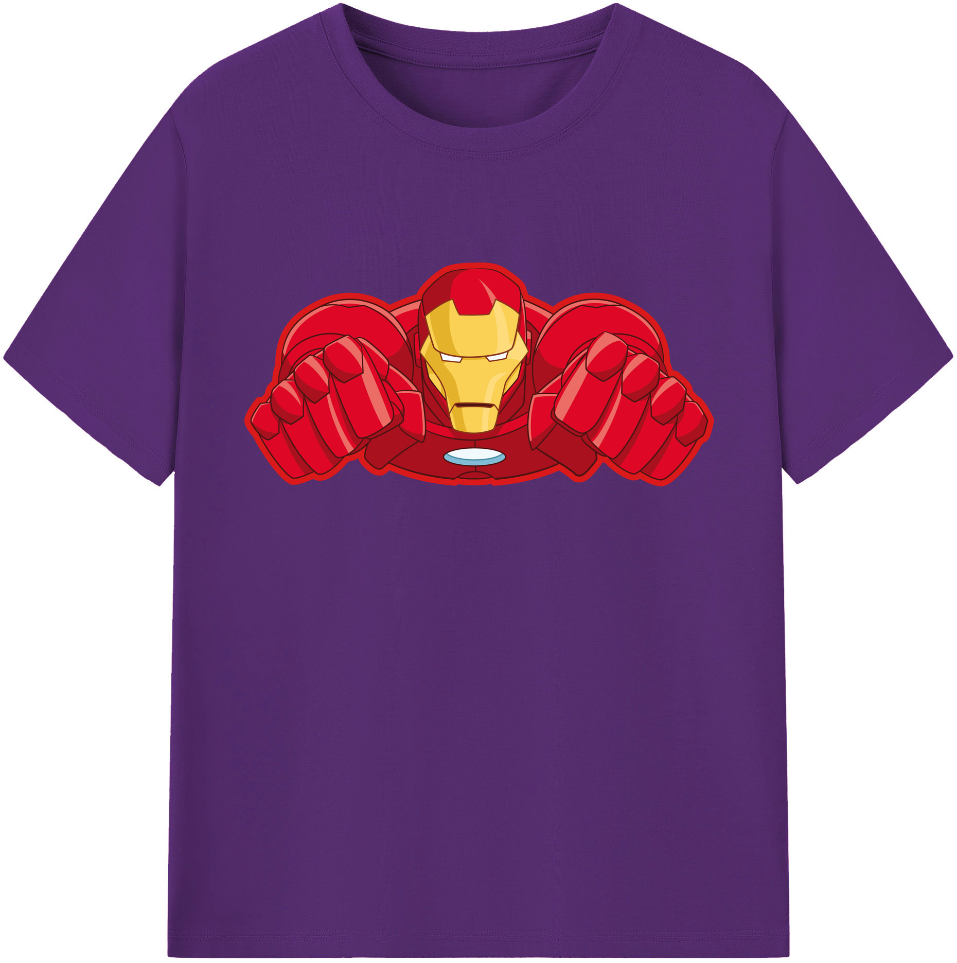 （画像用） アベンジャーズ The Avengers 綿100％半袖Tシャツ（フロントプリント）