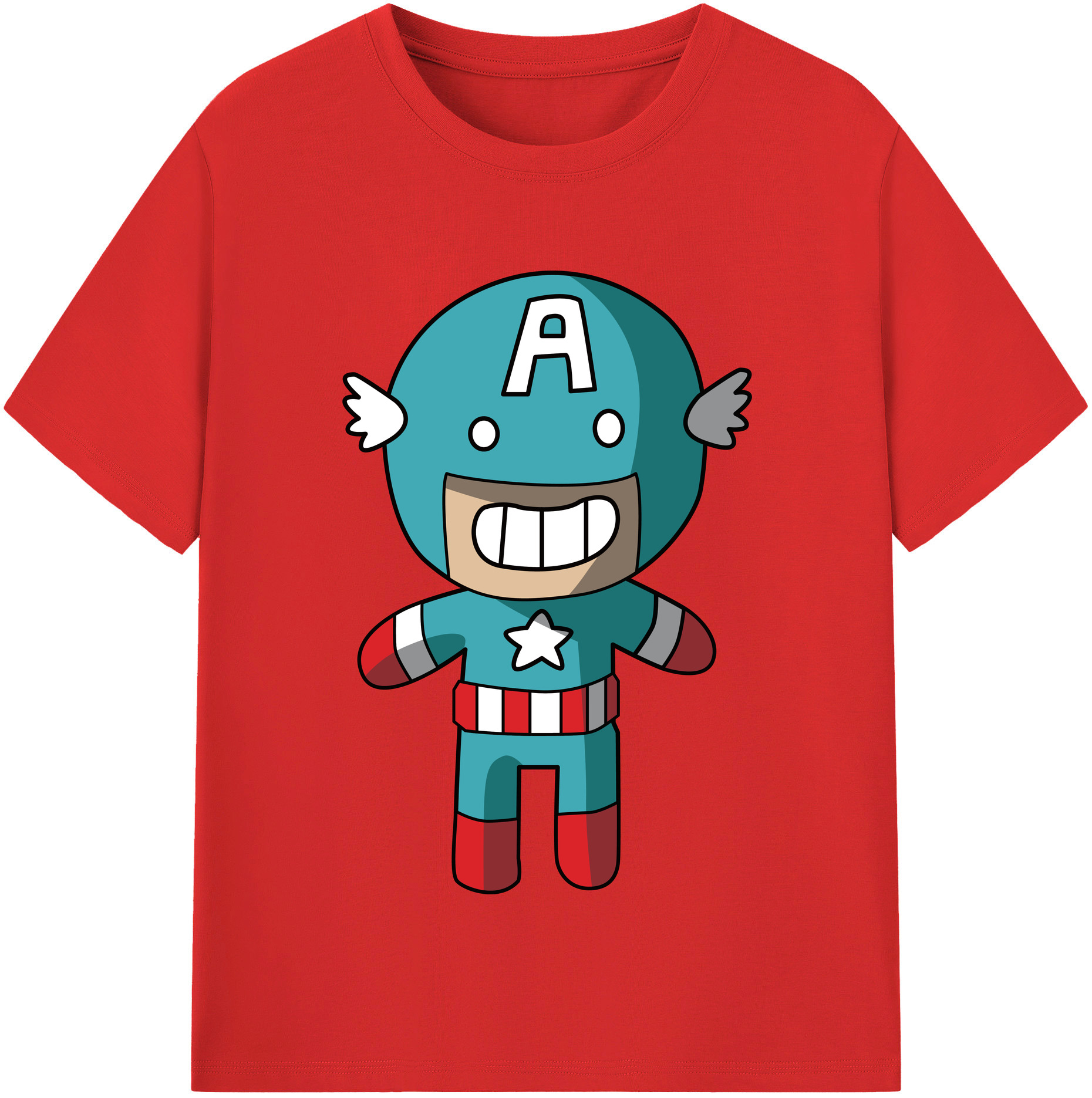 （画像用） アベンジャーズ The Avengers 綿100％半袖Tシャツ（フロントプリント）