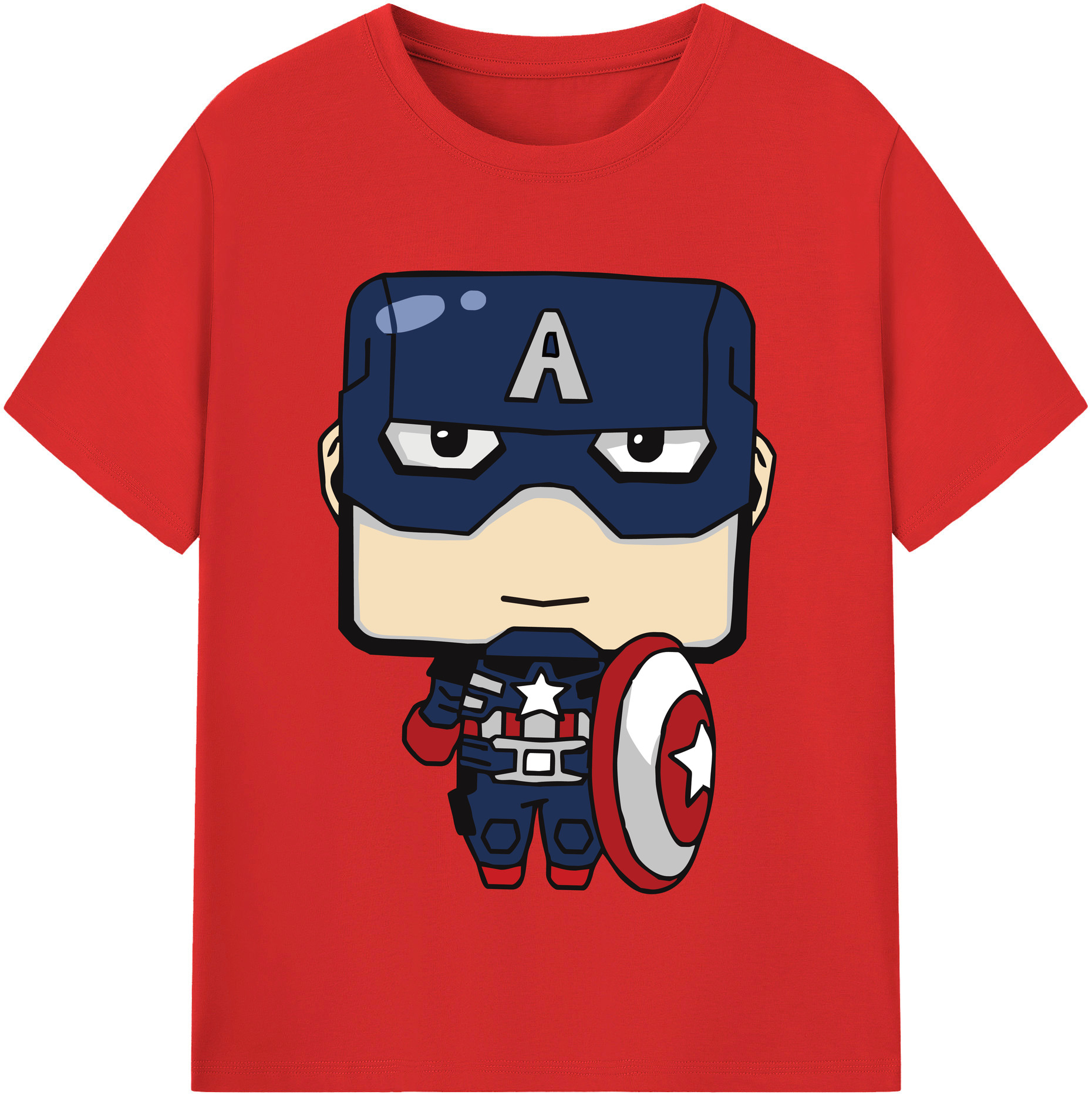 （画像用） アベンジャーズ The Avengers 綿100％半袖Tシャツ（フロントプリント）