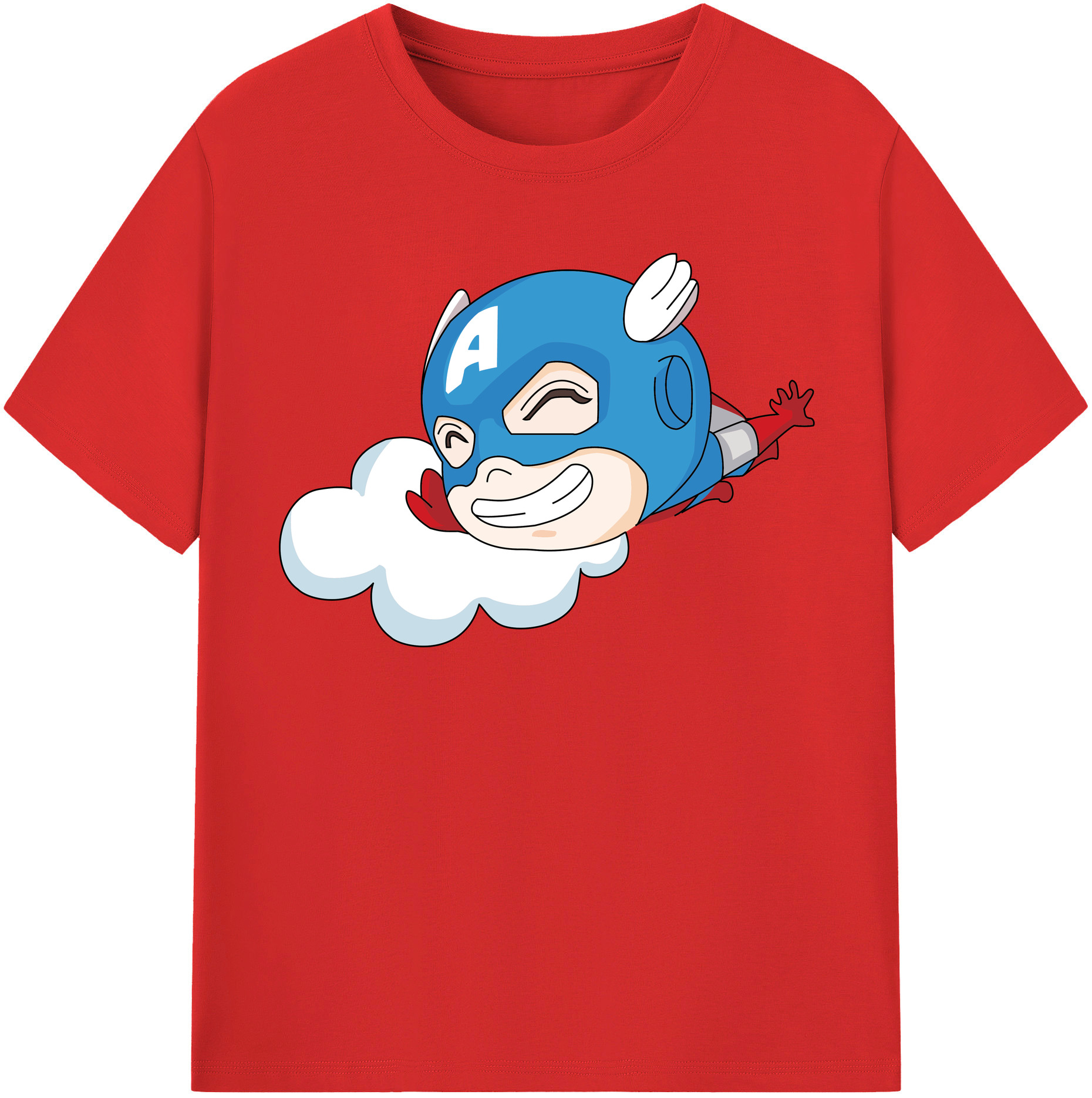 （画像用） アベンジャーズ The Avengers 綿100％半袖Tシャツ（フロントプリント）