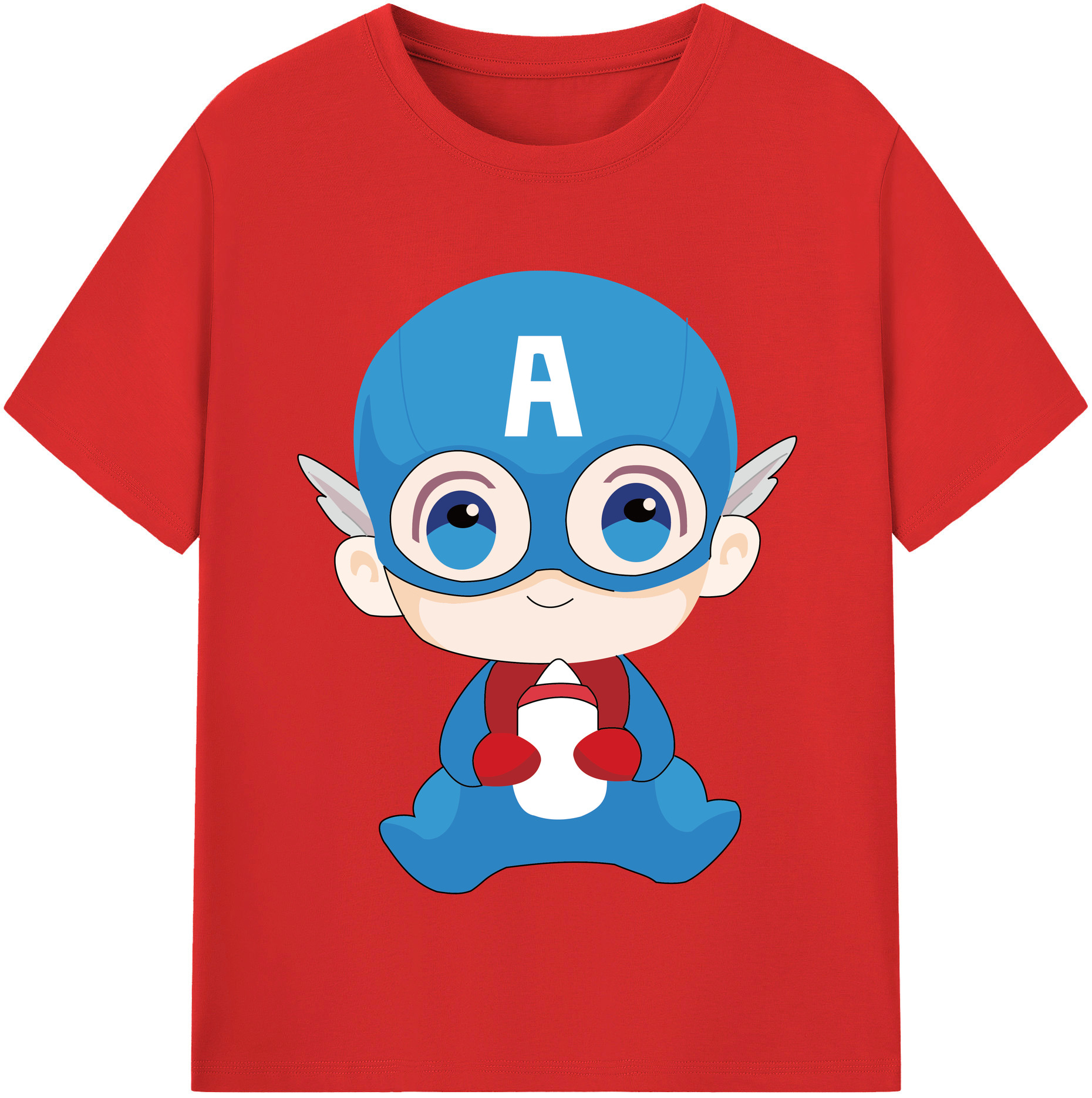 （画像用） アベンジャーズ The Avengers 綿100％半袖Tシャツ（フロントプリント）