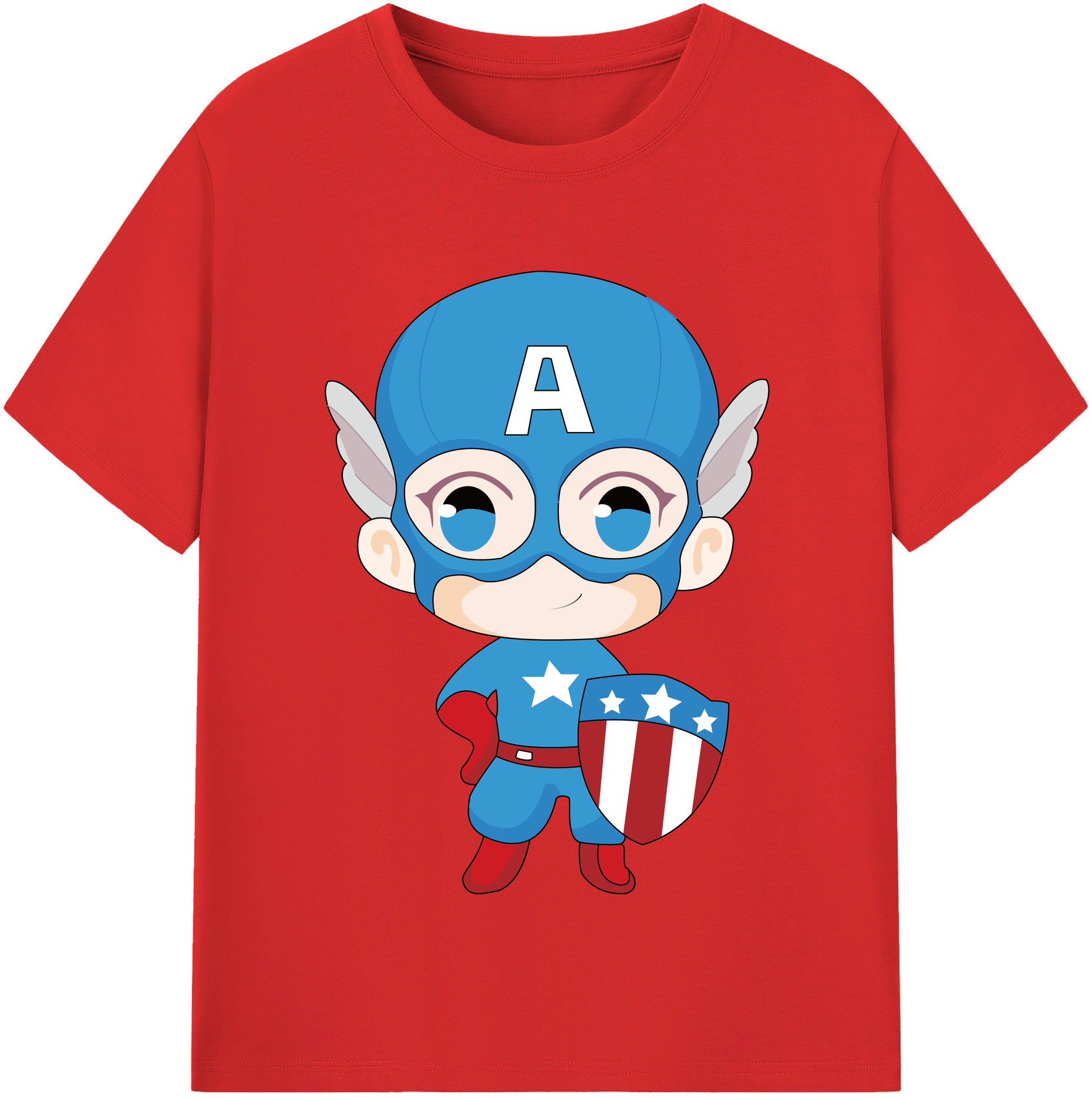 （画像用） アベンジャーズ The Avengers 綿100％半袖Tシャツ（フロントプリント）