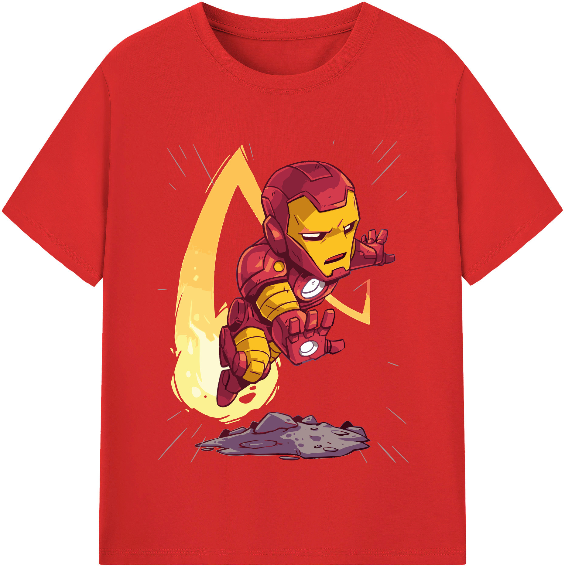 （画像用） アベンジャーズ The Avengers 綿100％半袖Tシャツ（フロントプリント）
