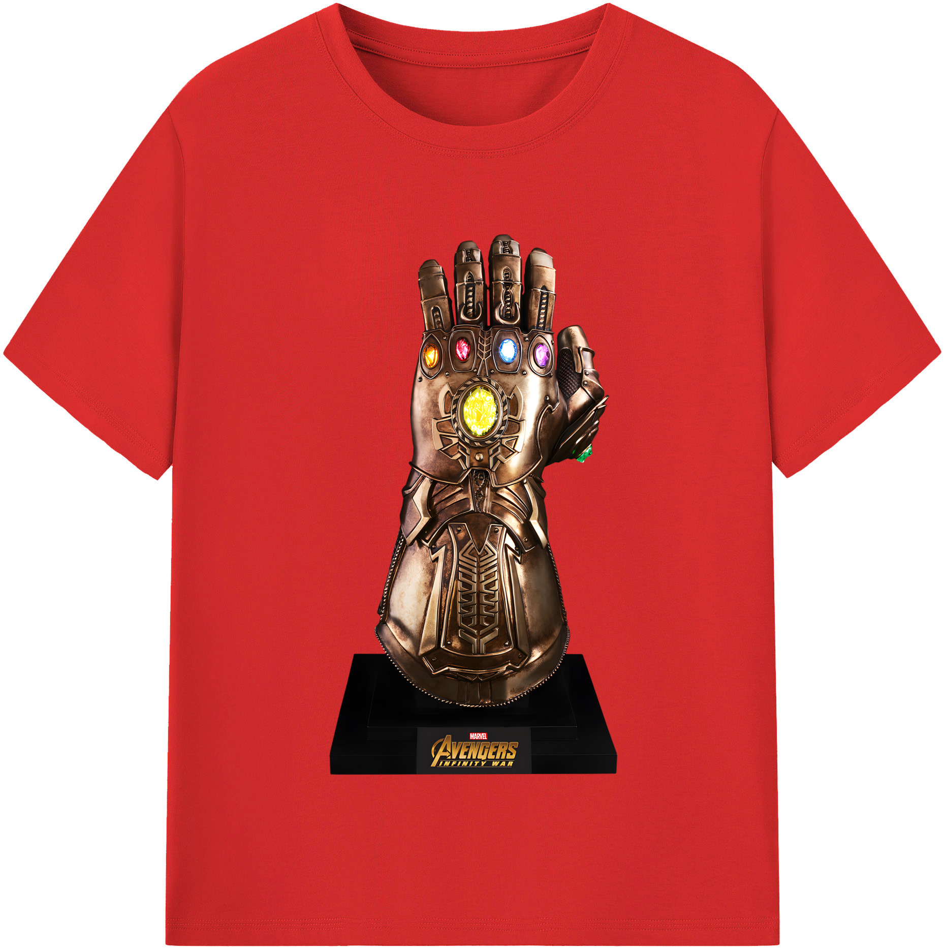 （画像用） アベンジャーズ The Avengers 綿100％半袖Tシャツ（フロントプリント）