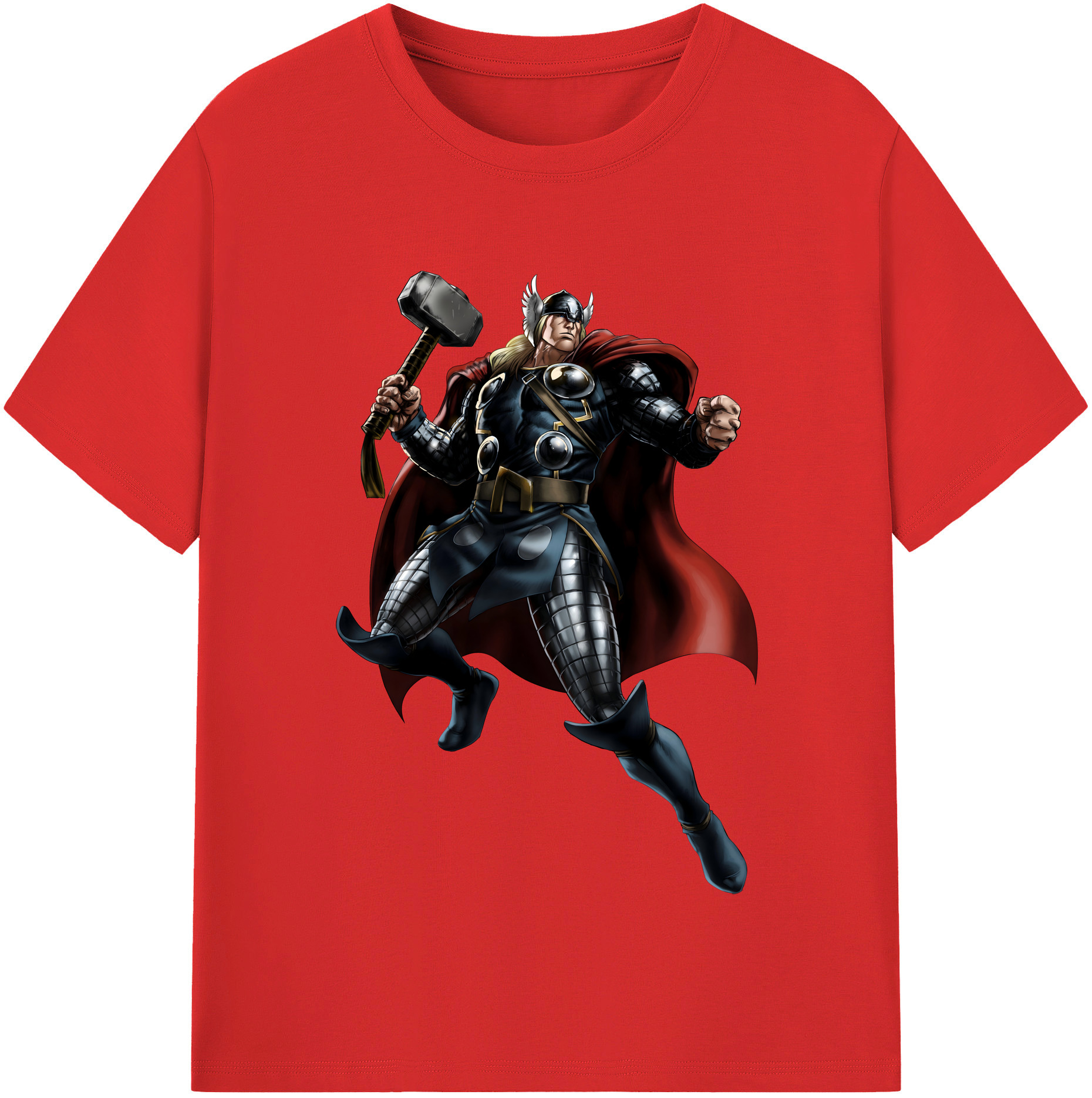 （画像用） アベンジャーズ The Avengers 綿100％半袖Tシャツ（フロントプリント）