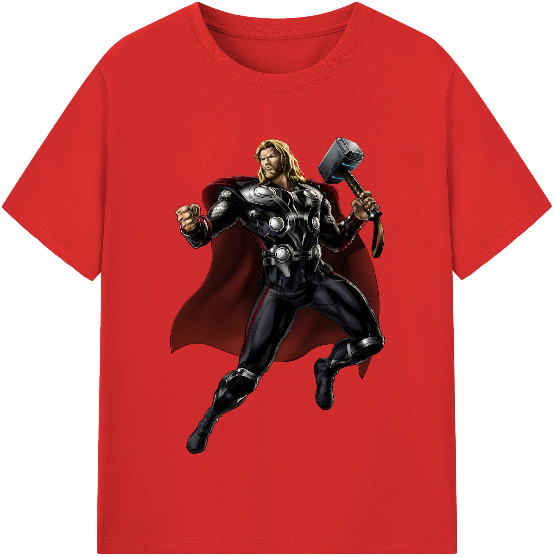 （画像用） アベンジャーズ The Avengers 綿100％半袖Tシャツ（フロントプリント）