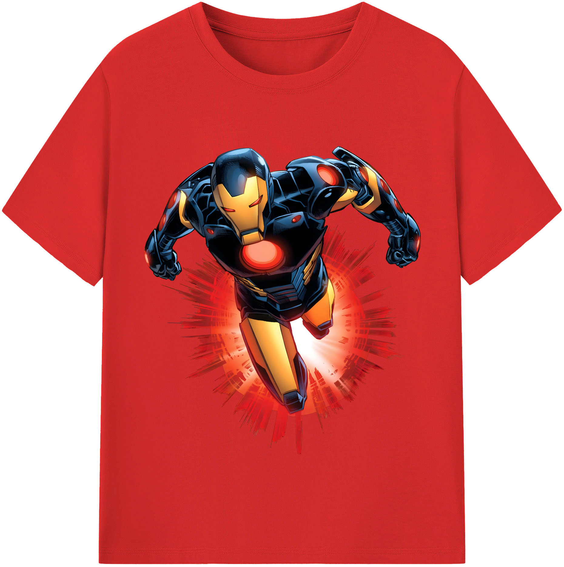 （画像用） アベンジャーズ The Avengers 綿100％半袖Tシャツ（フロントプリント）