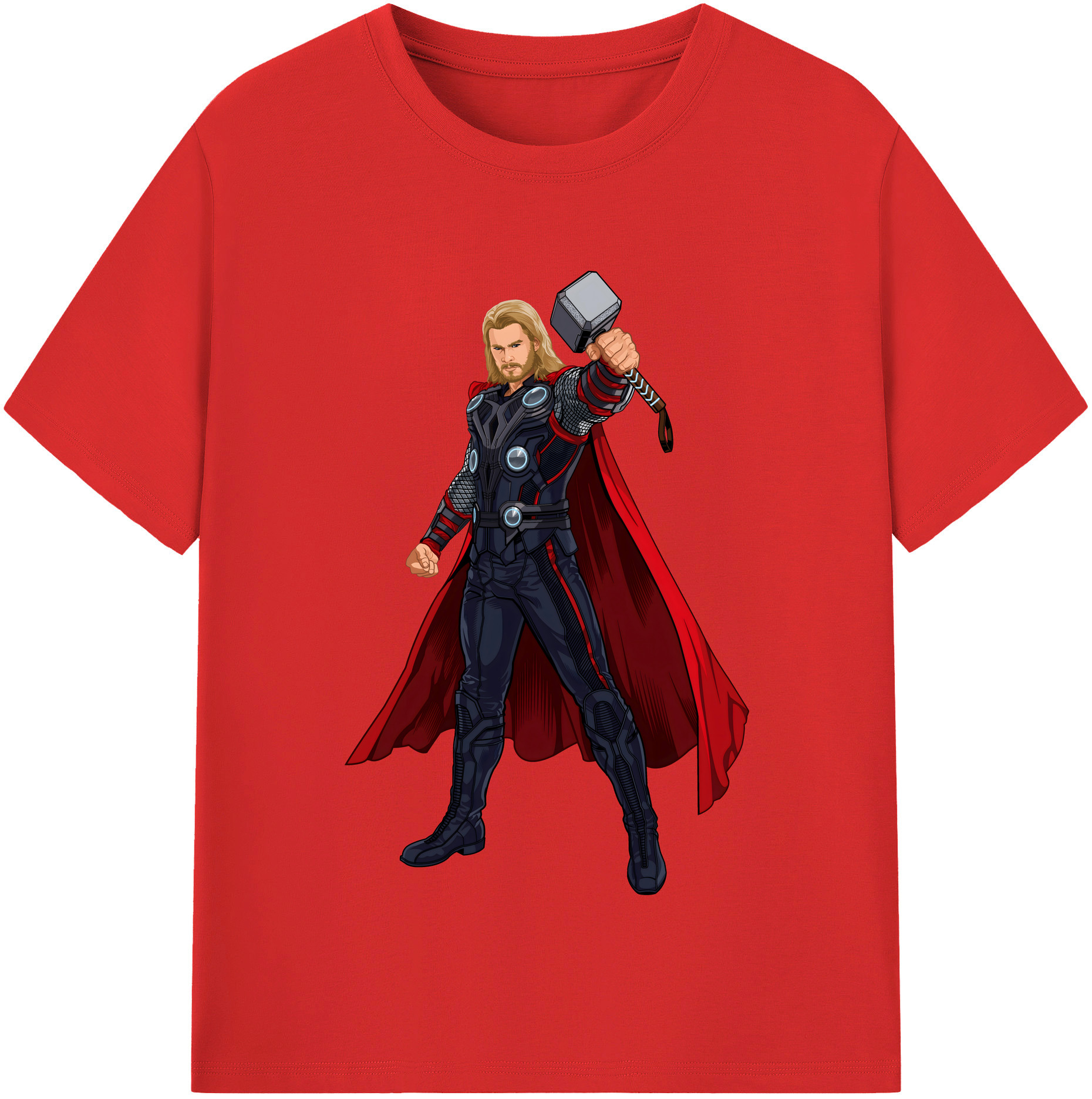 （画像用） アベンジャーズ The Avengers 綿100％半袖Tシャツ（フロントプリント）