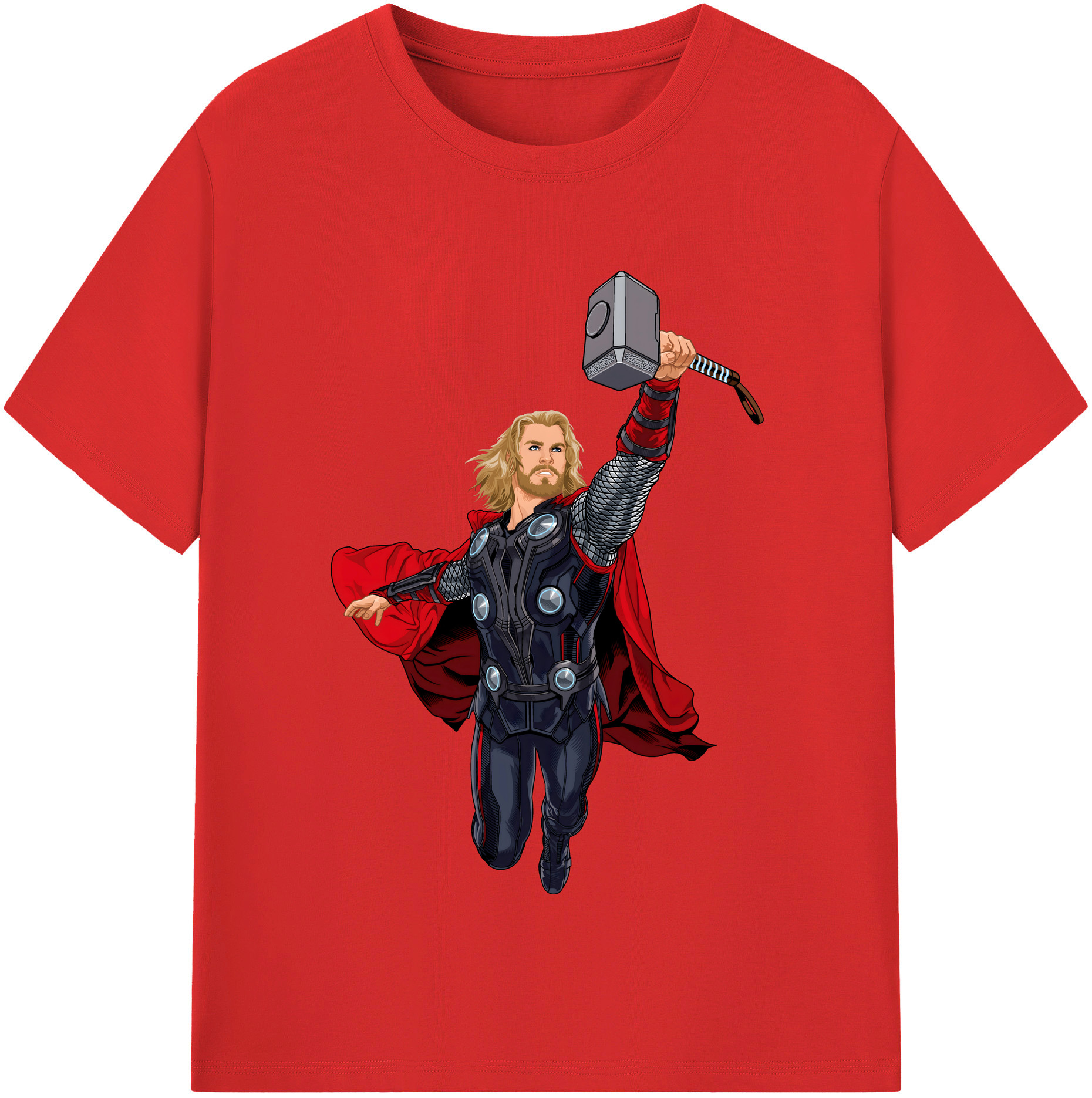 （画像用） アベンジャーズ The Avengers 綿100％半袖Tシャツ（フロントプリント）