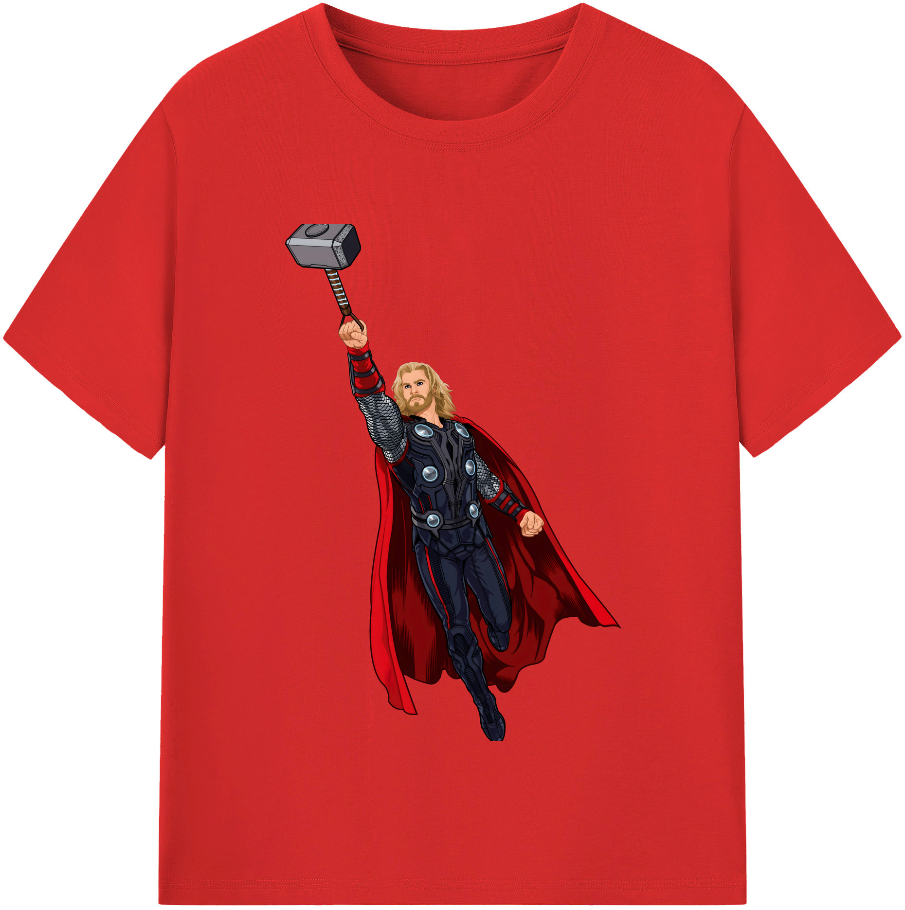 （画像用） アベンジャーズ The Avengers 綿100％半袖Tシャツ（フロントプリント）