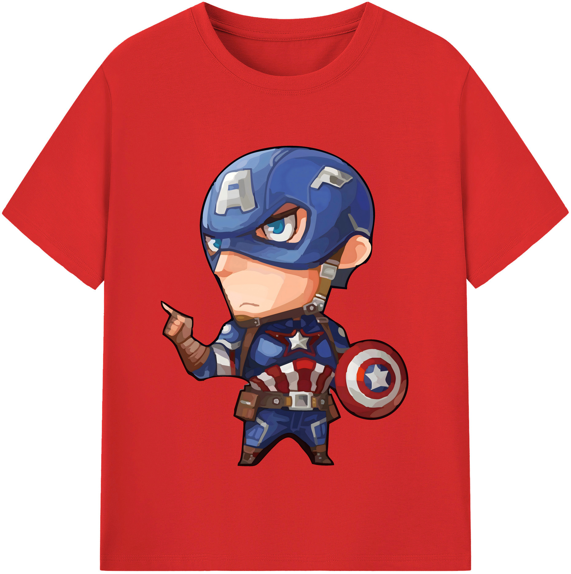 （画像用） アベンジャーズ The Avengers 綿100％半袖Tシャツ（フロントプリント）