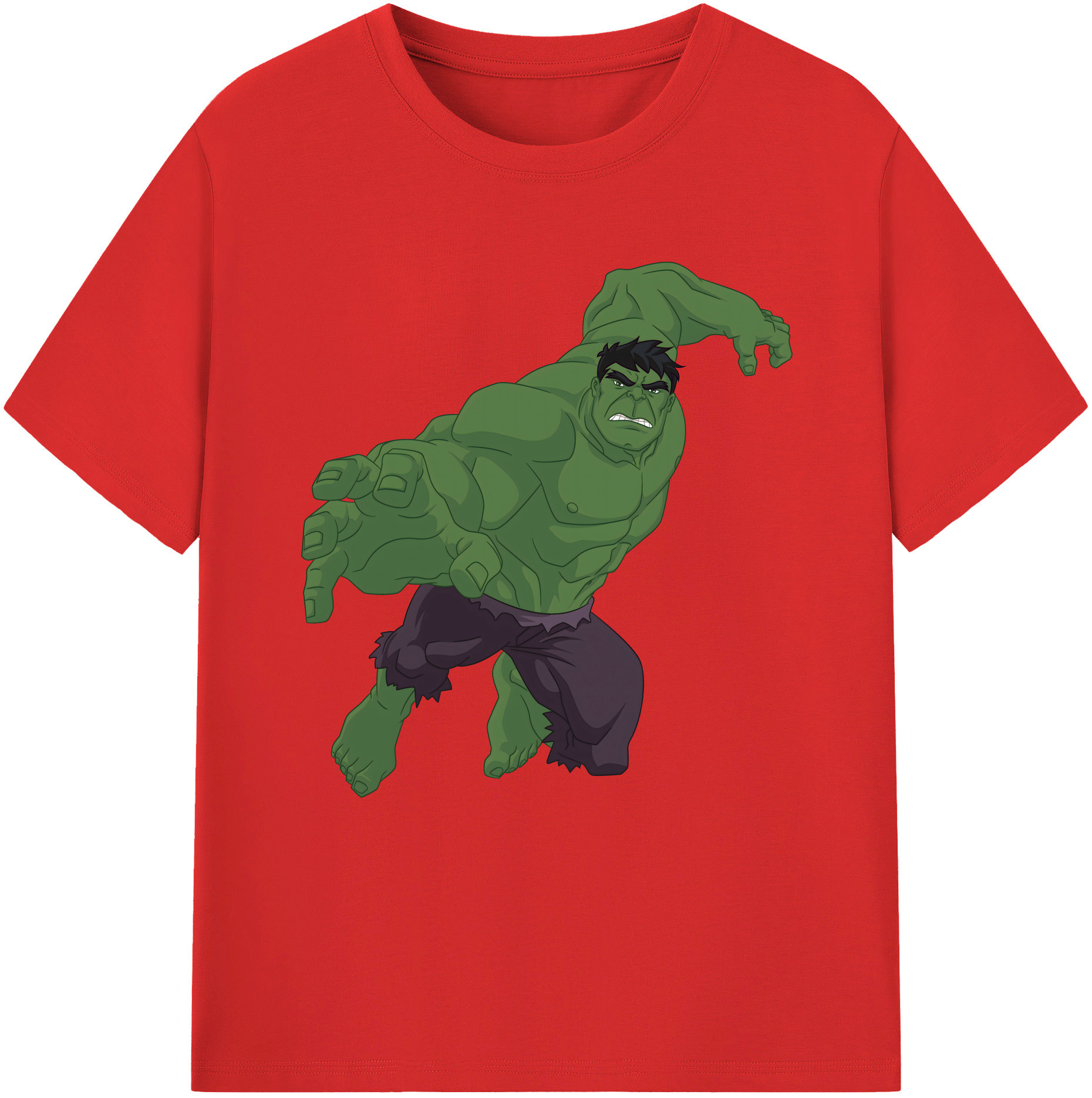 （画像用） アベンジャーズ The Avengers 綿100％半袖Tシャツ（フロントプリント）