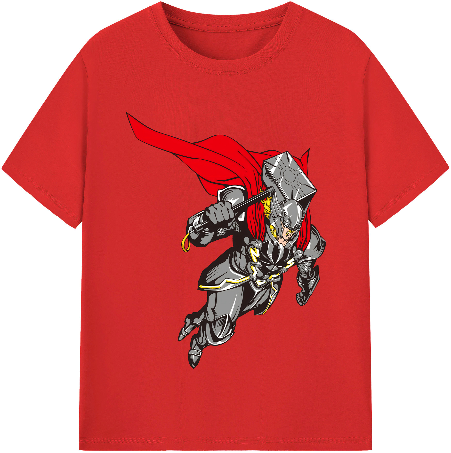 （画像用） アベンジャーズ The Avengers 綿100％半袖Tシャツ（フロントプリント）