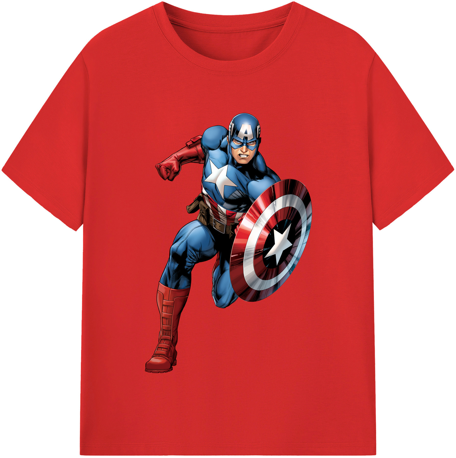 （画像用） アベンジャーズ The Avengers 綿100％半袖Tシャツ（フロントプリント）