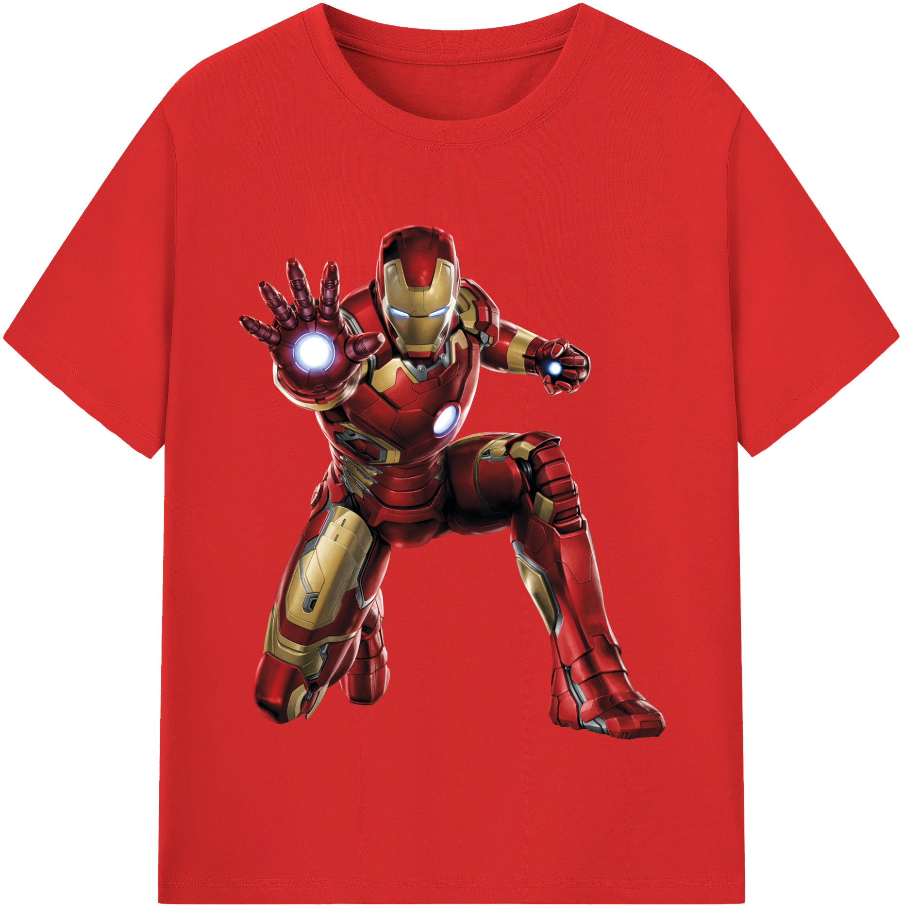 （画像用） アベンジャーズ The Avengers 綿100％半袖Tシャツ（フロントプリント）