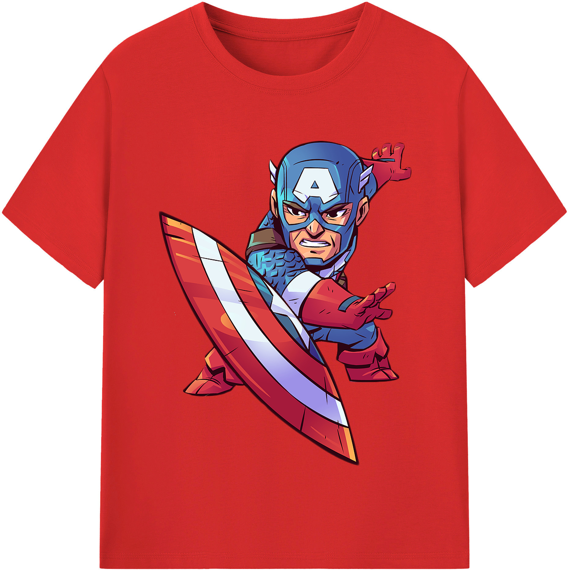 （画像用） アベンジャーズ The Avengers 綿100％半袖Tシャツ（フロントプリント）
