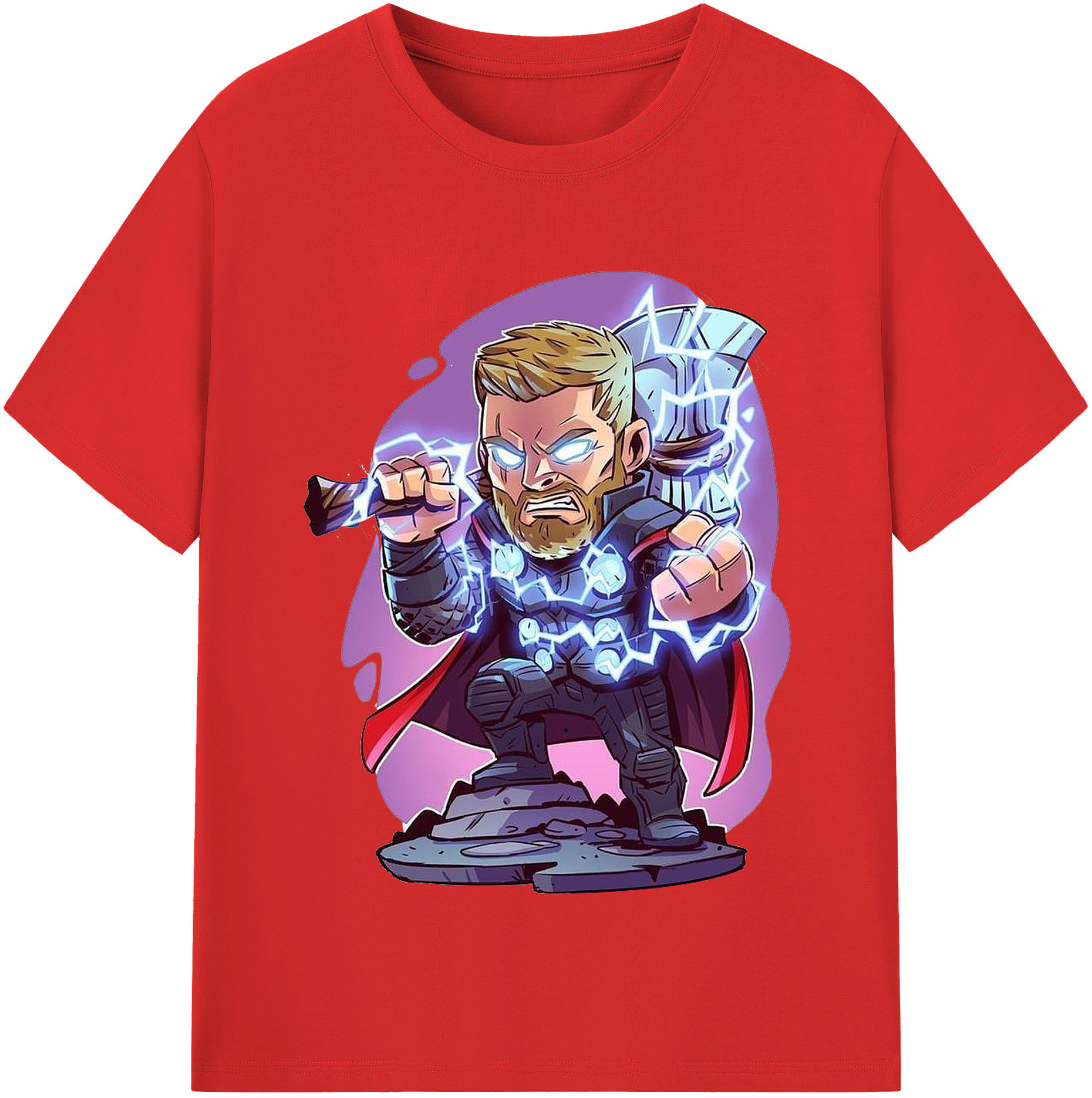 （画像用） アベンジャーズ The Avengers 綿100％半袖Tシャツ（フロントプリント）