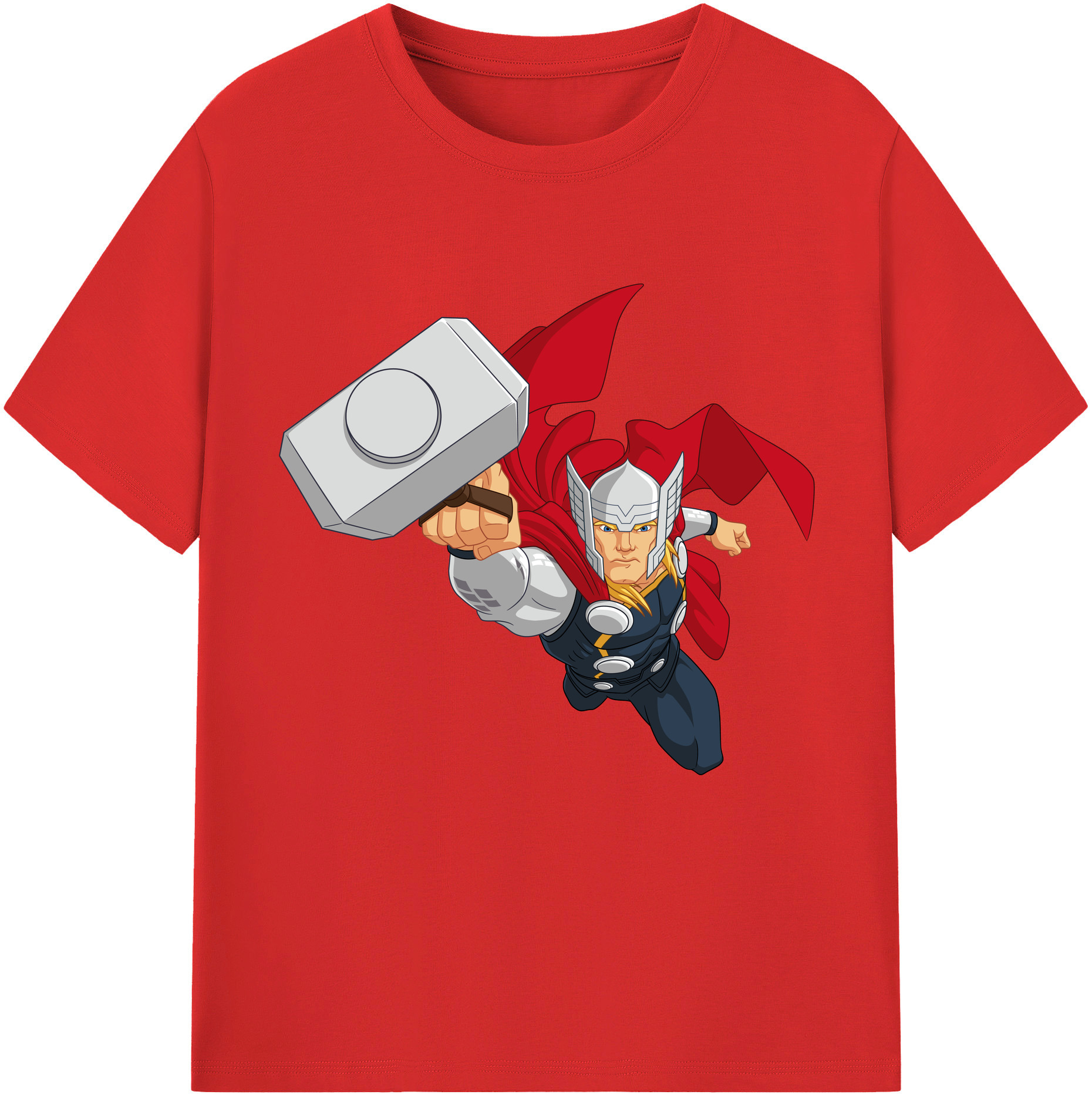 （画像用） アベンジャーズ The Avengers 綿100％半袖Tシャツ（フロントプリント）