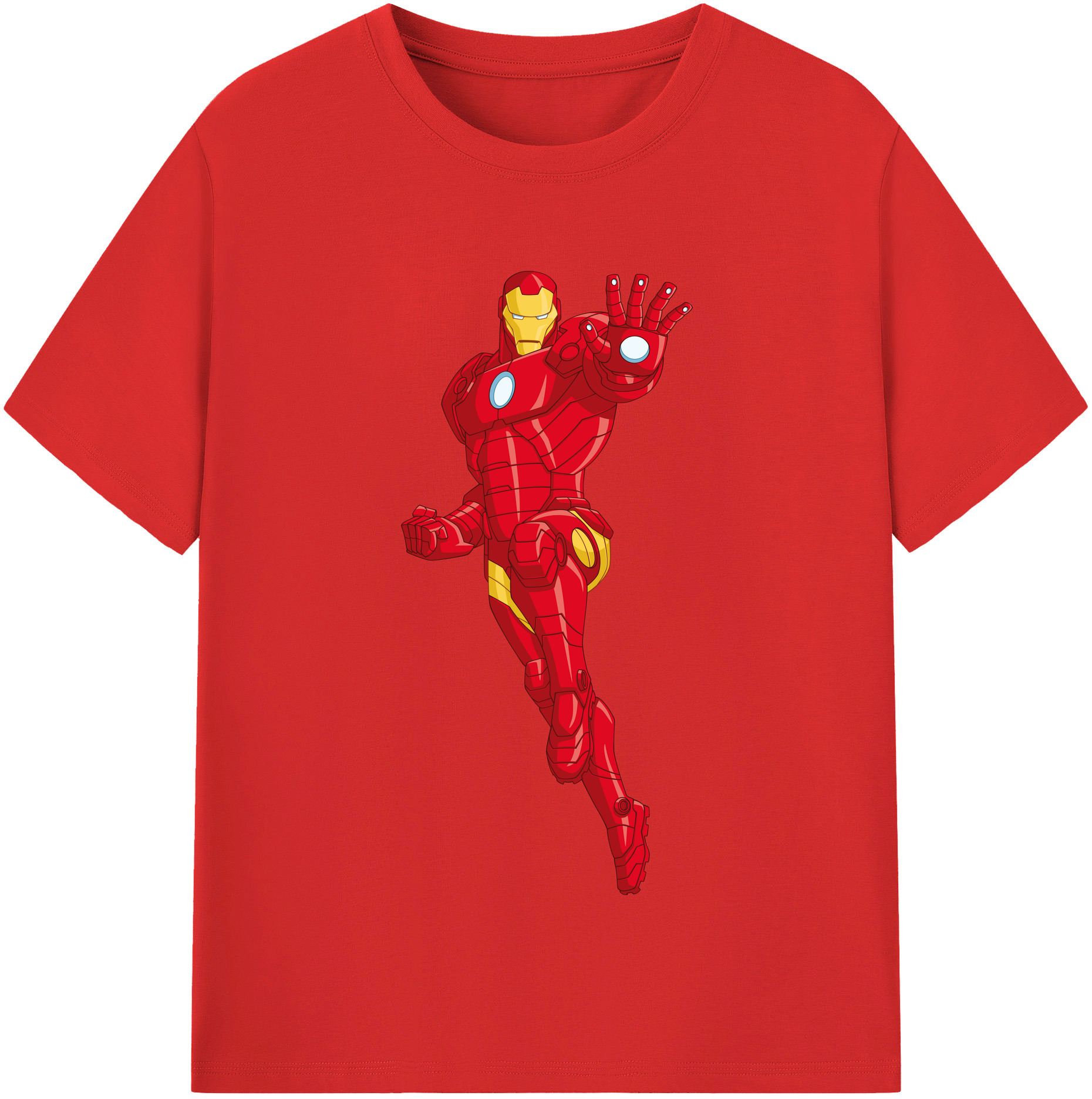 （画像用） アベンジャーズ The Avengers 綿100％半袖Tシャツ（フロントプリント）