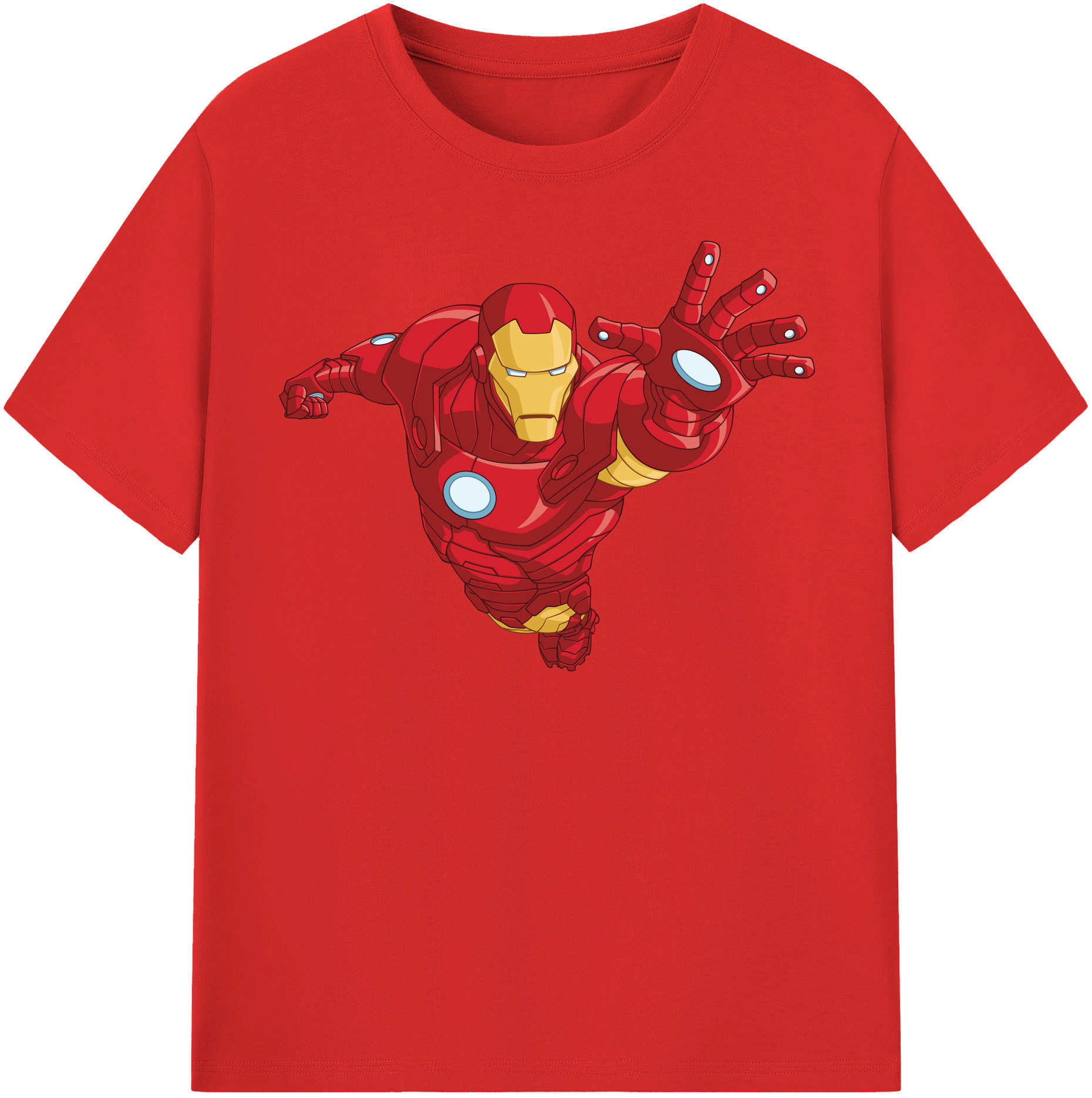 （画像用） アベンジャーズ The Avengers 綿100％半袖Tシャツ（フロントプリント）