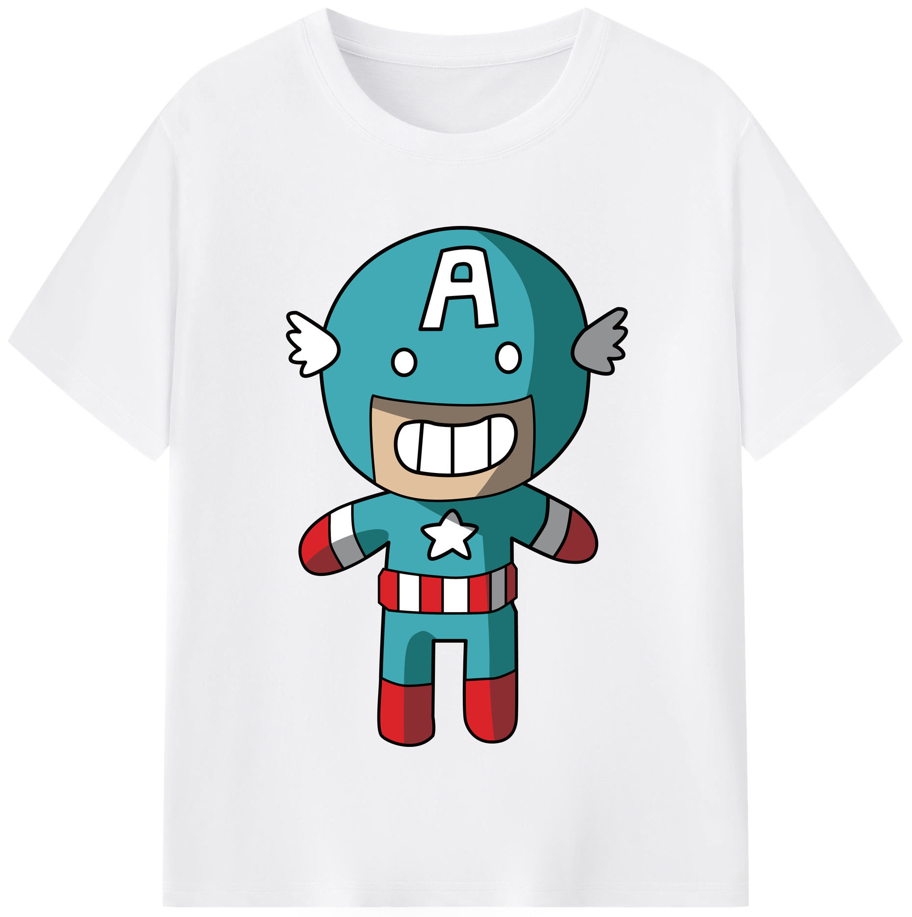 （画像用） アベンジャーズ The Avengers 綿100％半袖Tシャツ（フロントプリント）