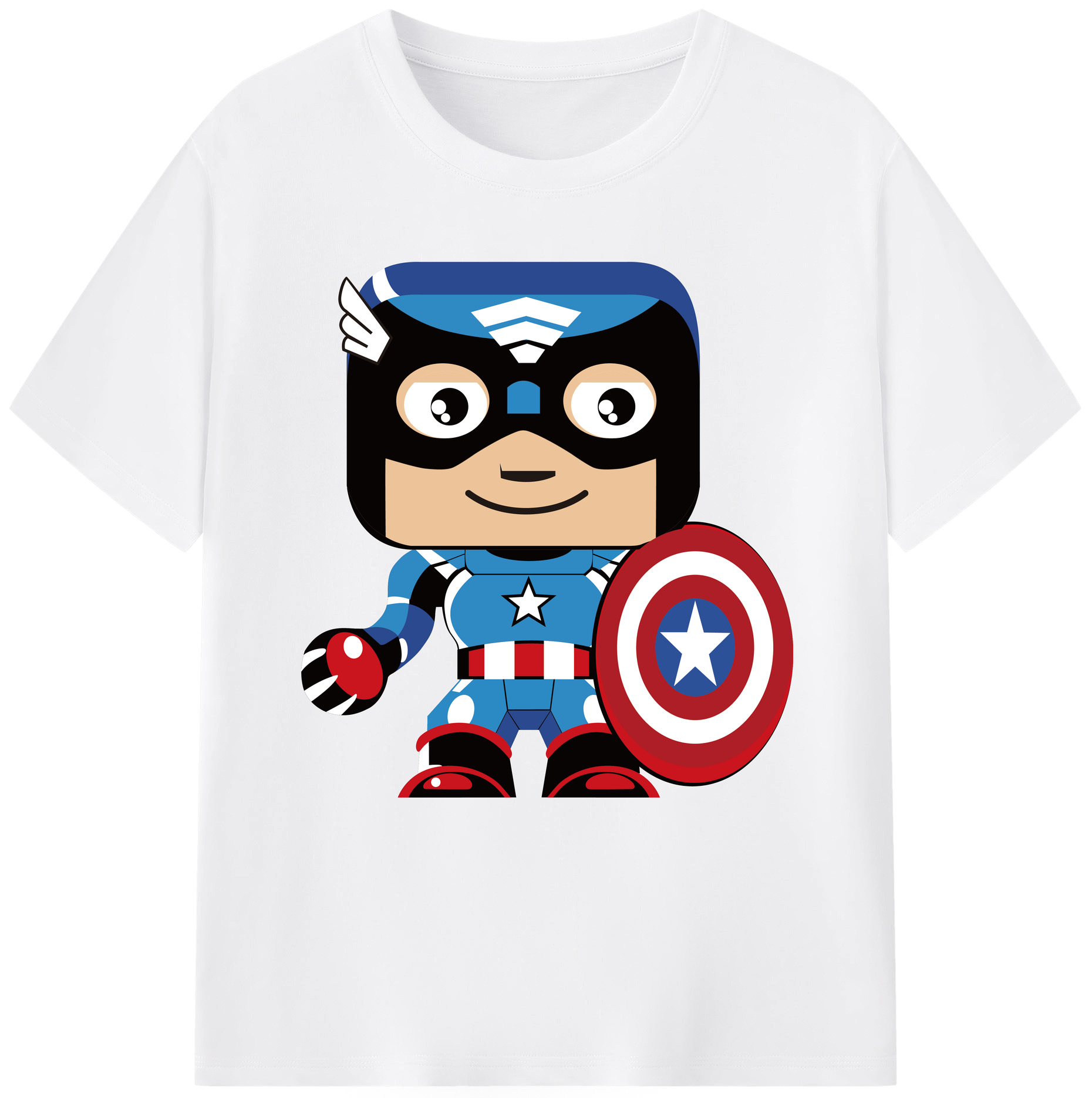 （画像用） アベンジャーズ The Avengers 綿100％半袖Tシャツ（フロントプリント）