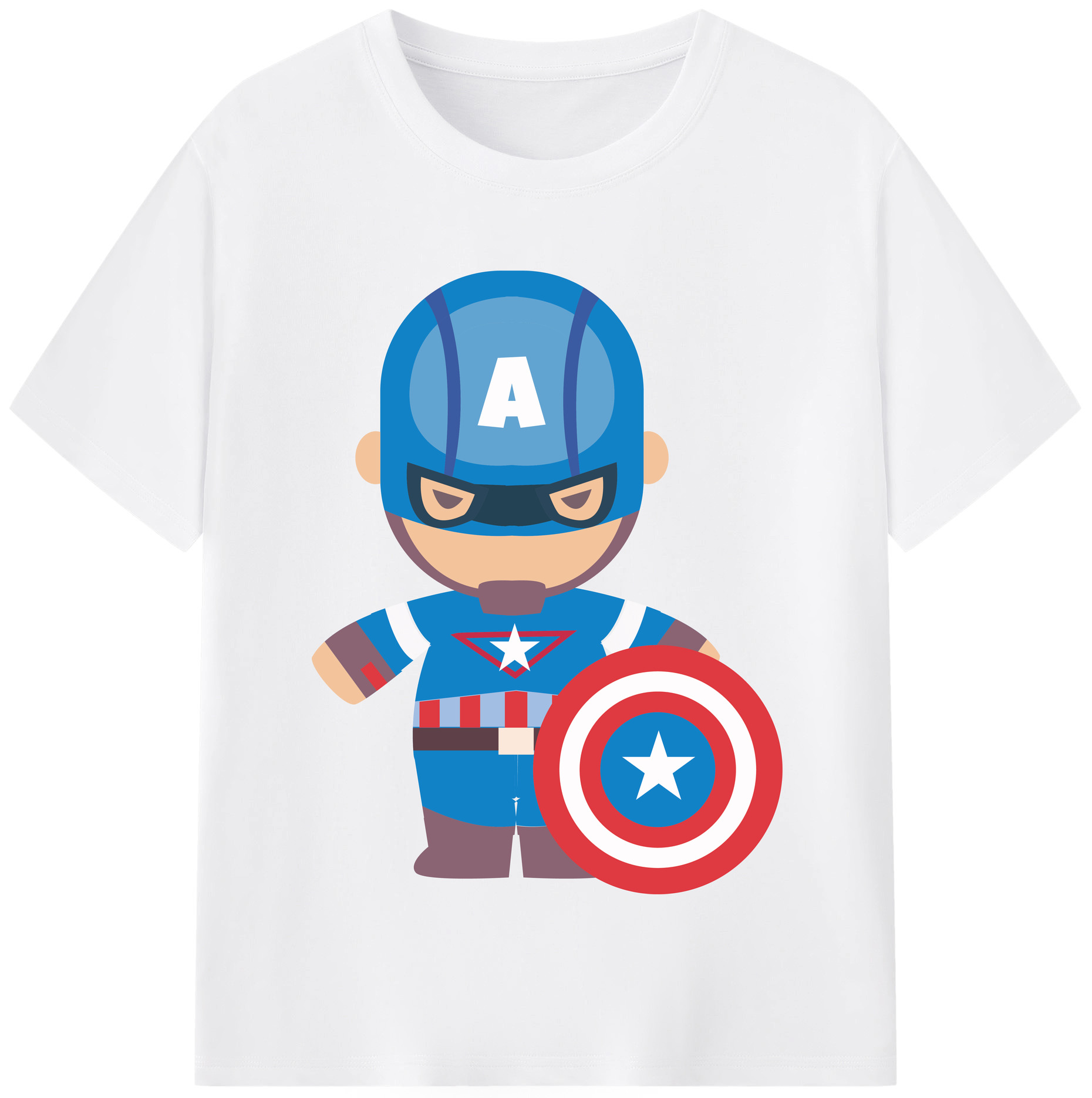 （画像用） アベンジャーズ The Avengers 綿100％半袖Tシャツ（フロントプリント）