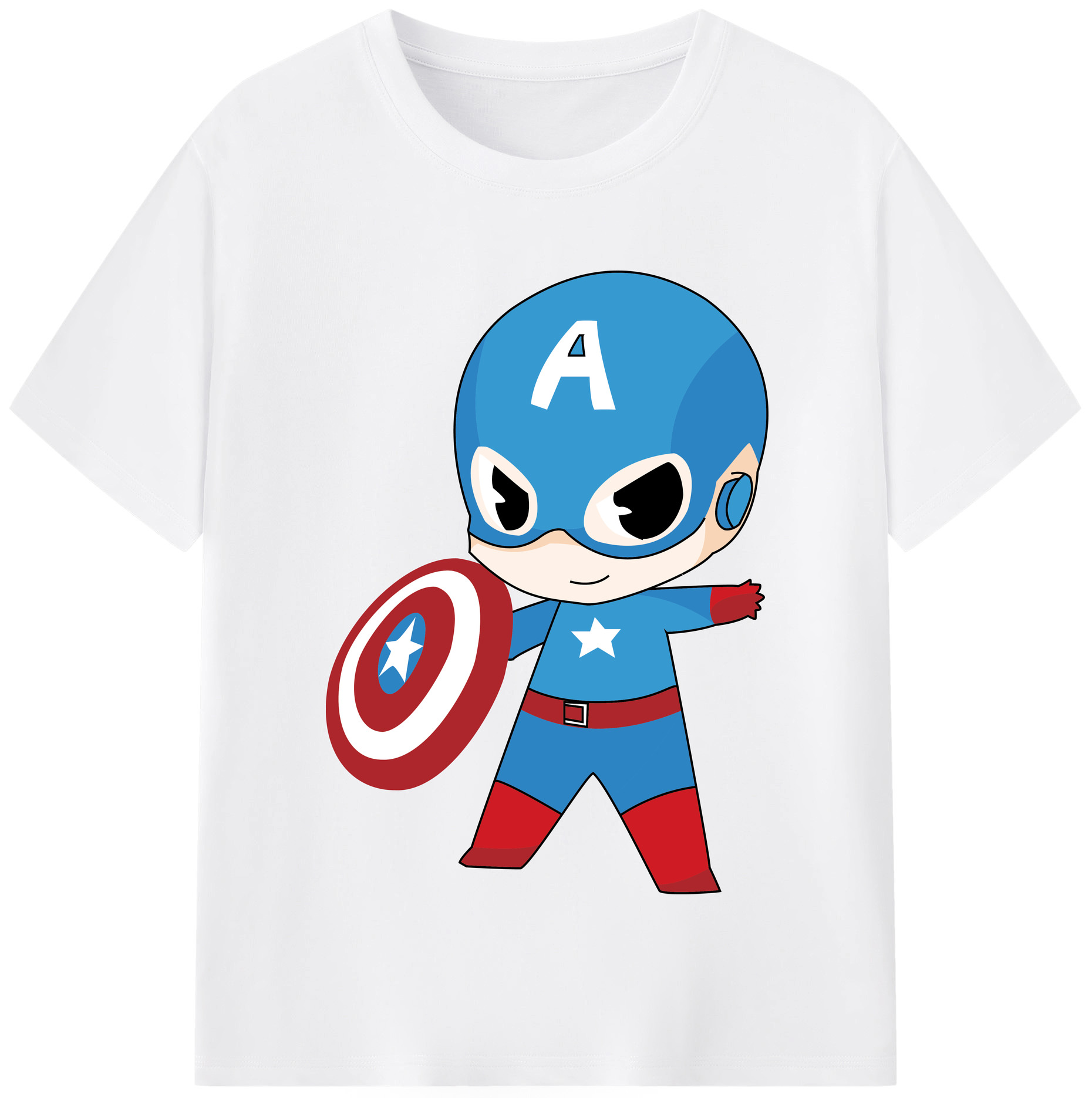 （画像用） アベンジャーズ The Avengers 綿100％半袖Tシャツ（フロントプリント）