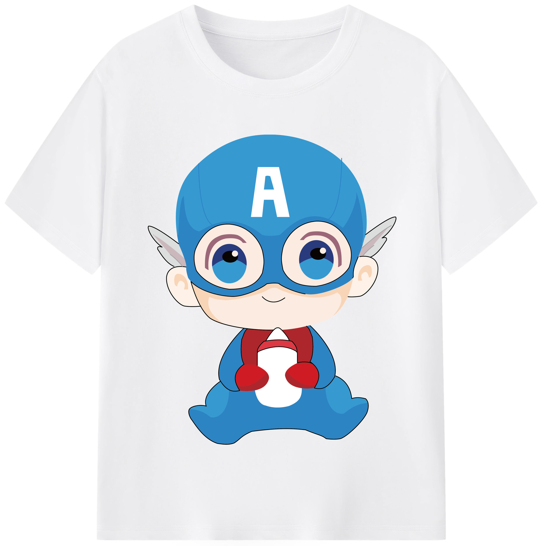 （画像用） アベンジャーズ The Avengers 綿100％半袖Tシャツ（フロントプリント）