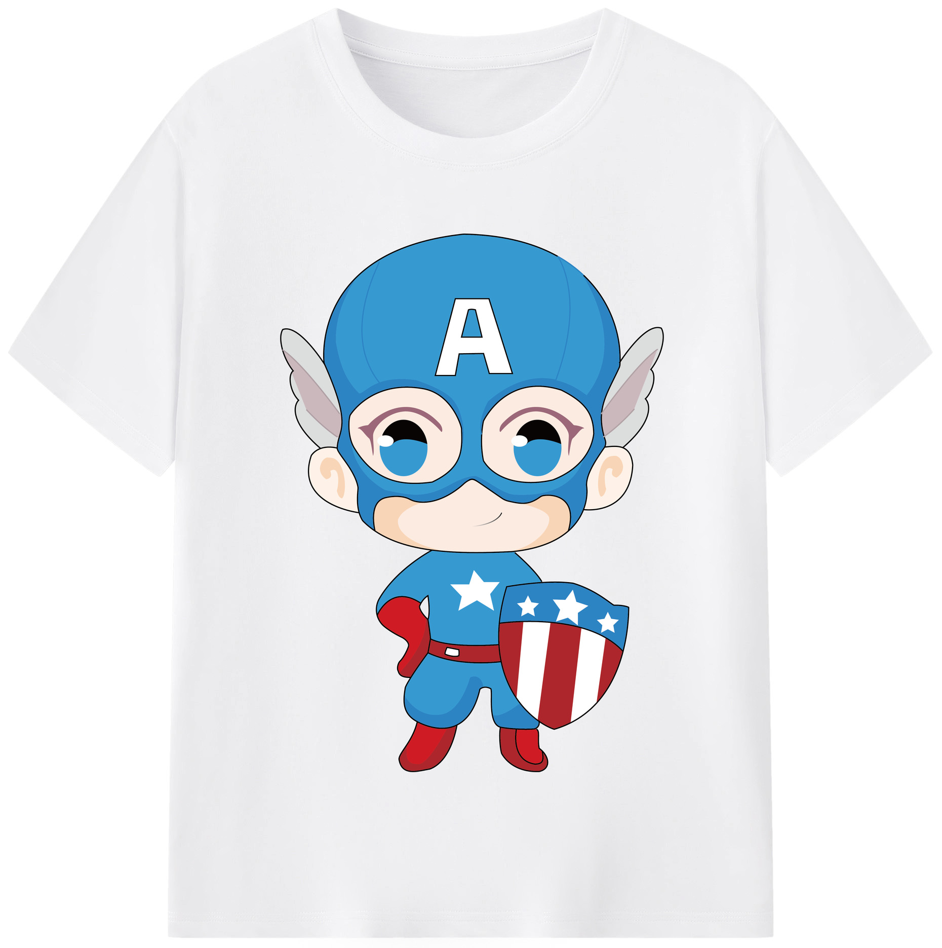 （画像用） アベンジャーズ The Avengers 綿100％半袖Tシャツ（フロントプリント）