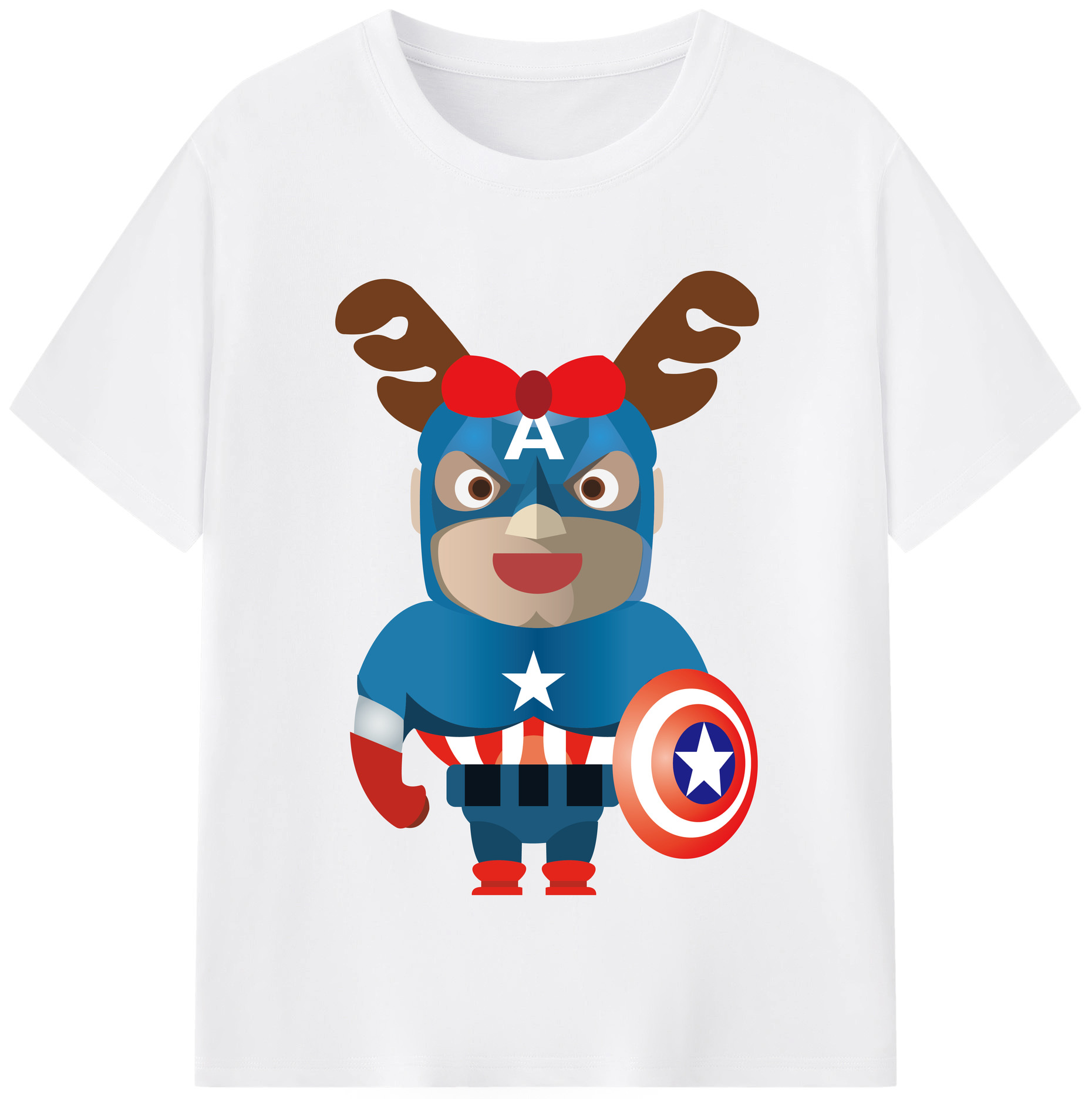 （画像用） アベンジャーズ The Avengers 綿100％半袖Tシャツ（フロントプリント）