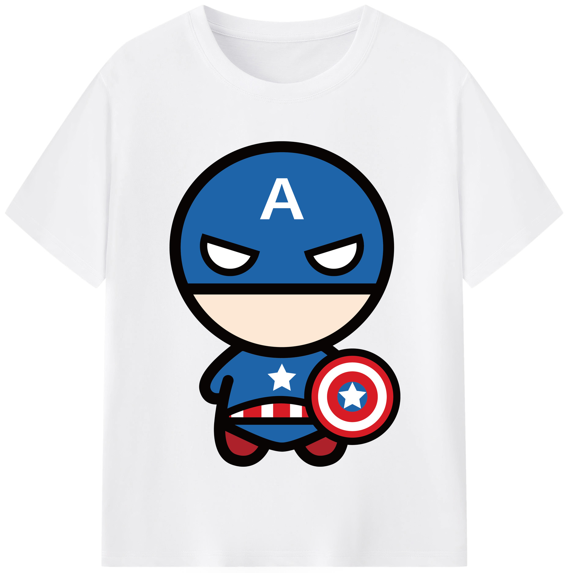 （画像用） アベンジャーズ The Avengers 綿100％半袖Tシャツ（フロントプリント）