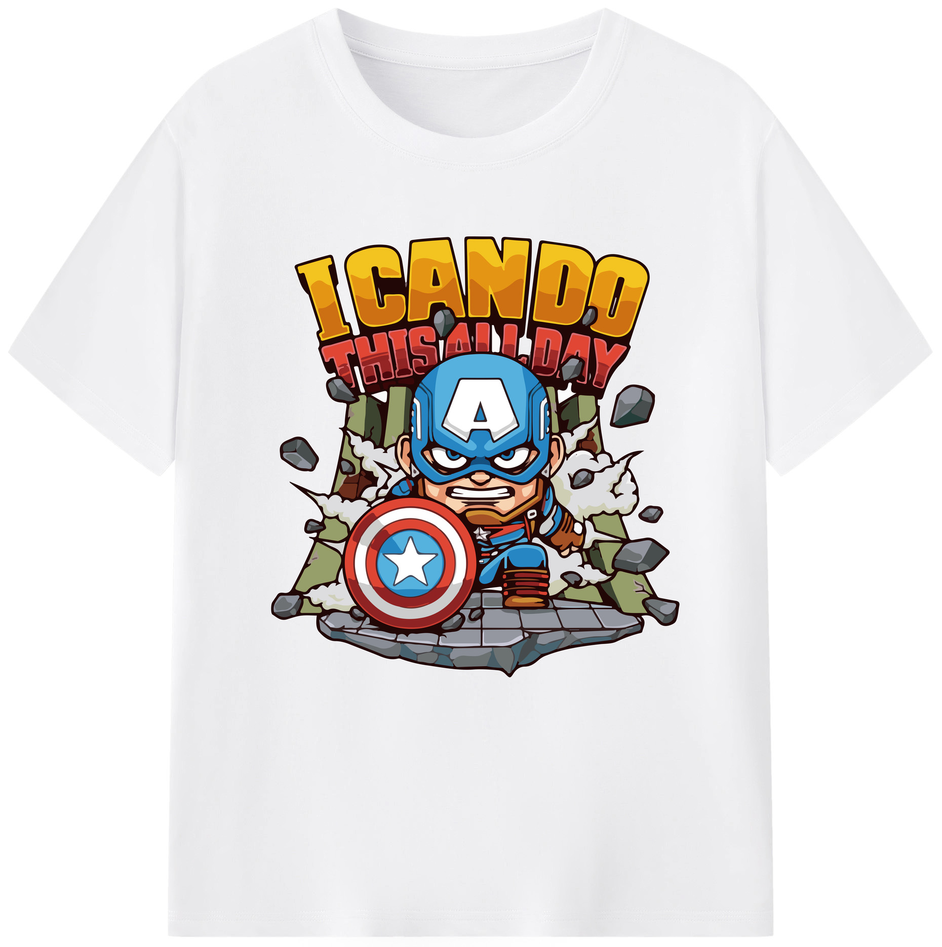（画像用） アベンジャーズ The Avengers 綿100％半袖Tシャツ（フロントプリント）