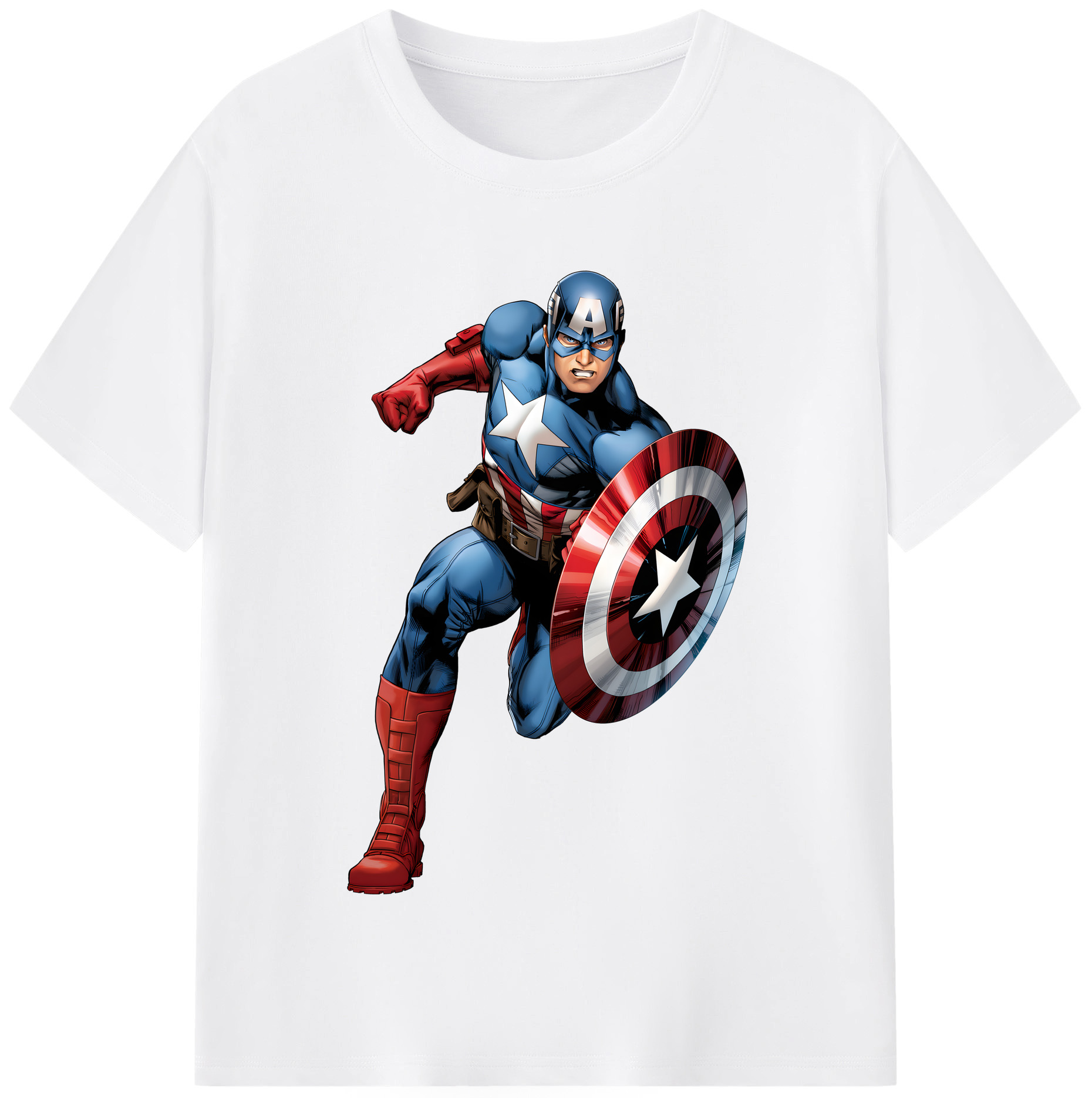 （画像用） アベンジャーズ The Avengers 綿100％半袖Tシャツ（フロントプリント）