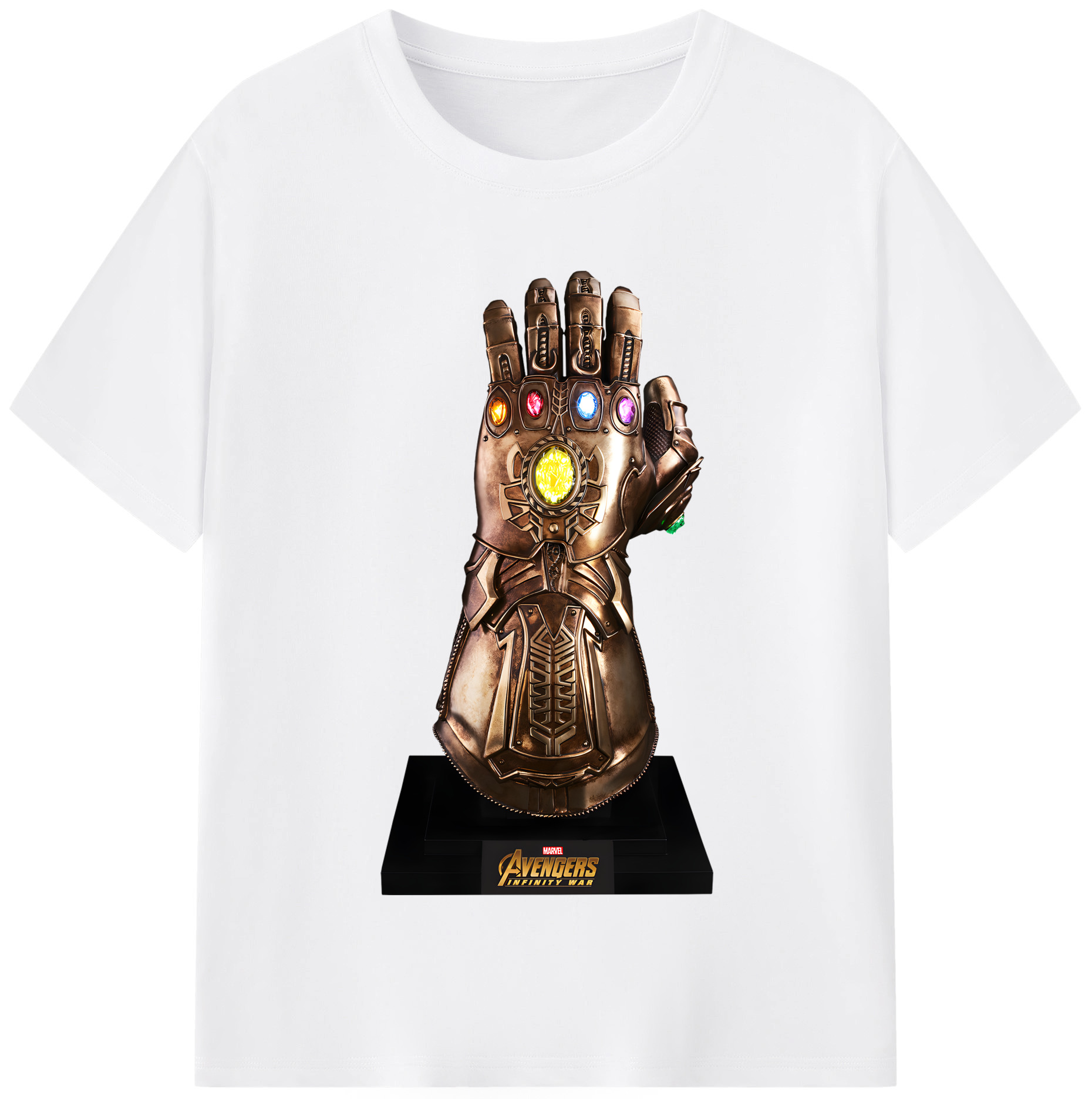 （画像用） アベンジャーズ The Avengers 綿100％半袖Tシャツ（フロントプリント）