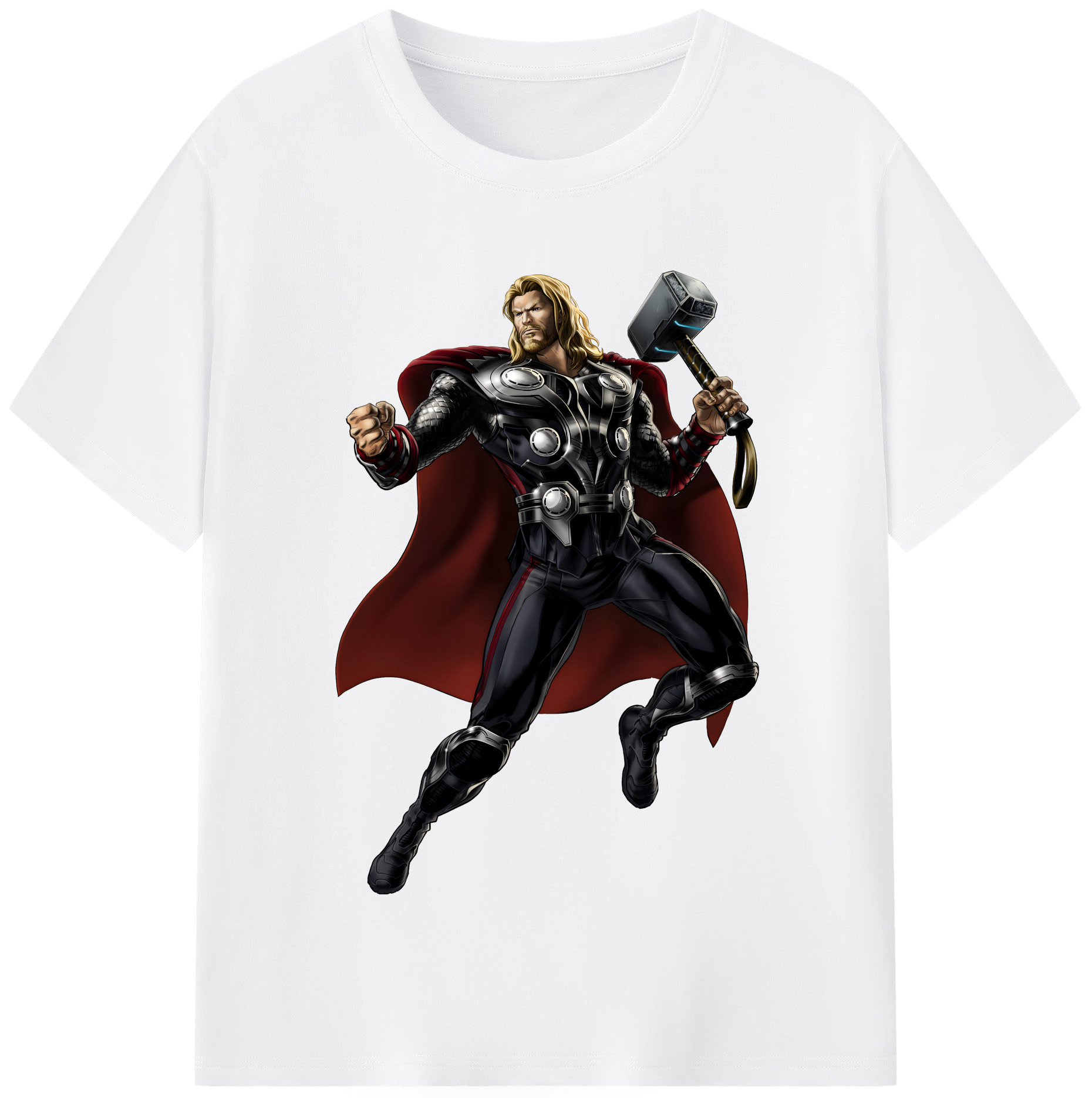 （画像用） アベンジャーズ The Avengers 綿100％半袖Tシャツ（フロントプリント）